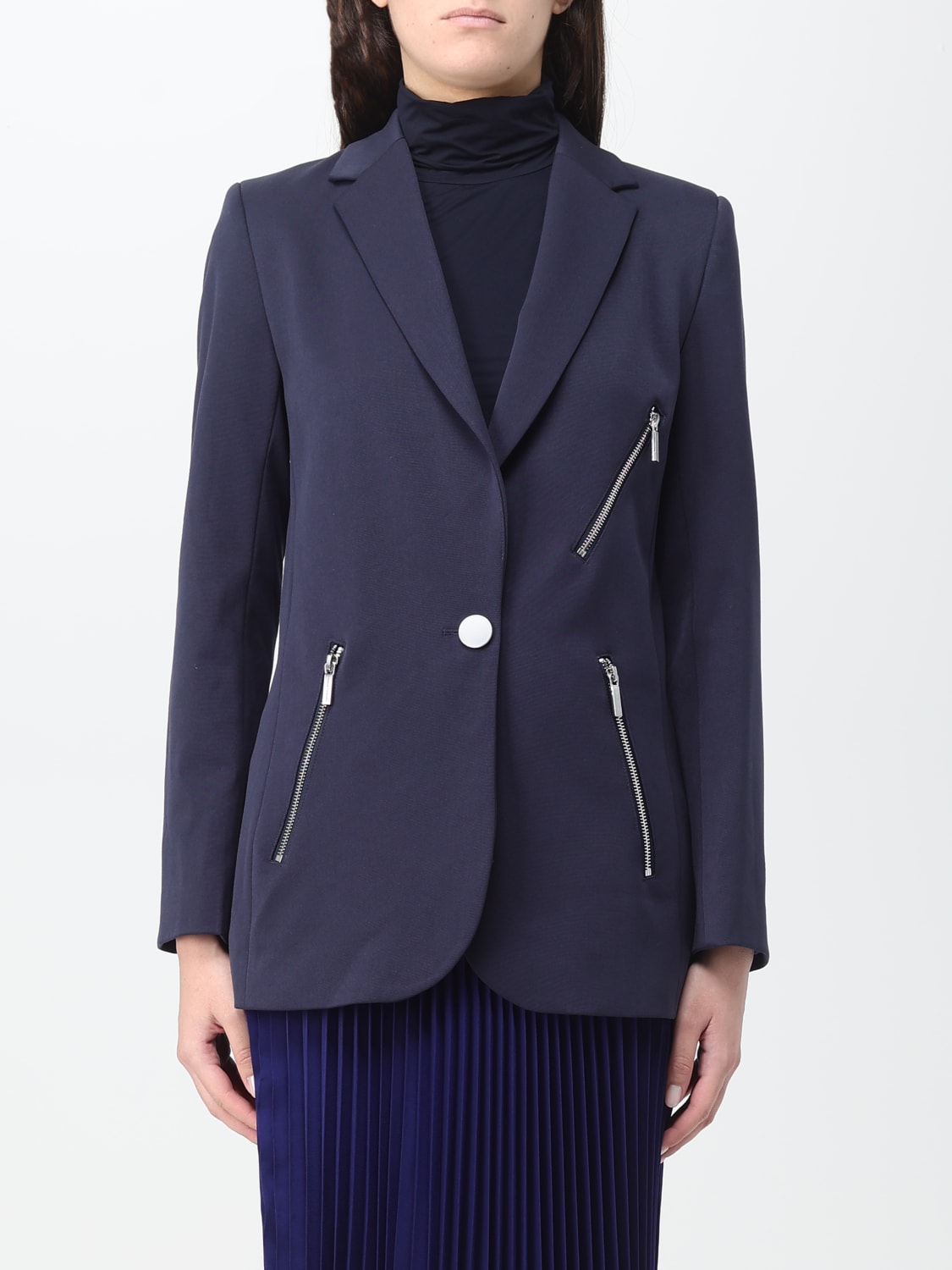 ARMANI EXCHANGE BLAZER: Blazer woman Armani Exchange, Blue - Img 1