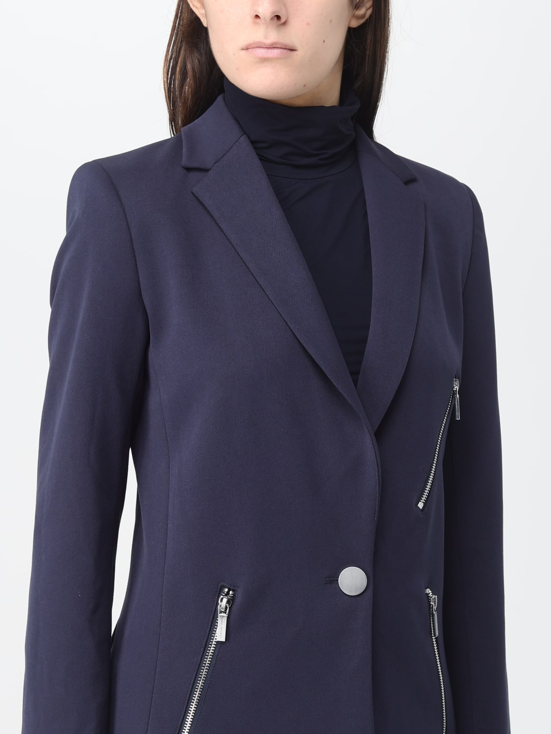 ARMANI EXCHANGE BLAZER: Blazer woman Armani Exchange, Blue - Img 4