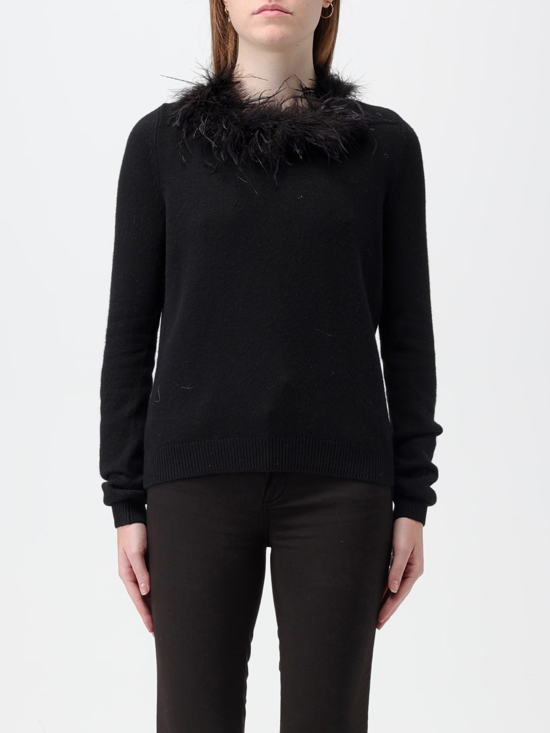 TWINSET SWEATER: Sweater woman Twinset, Black - Img 1