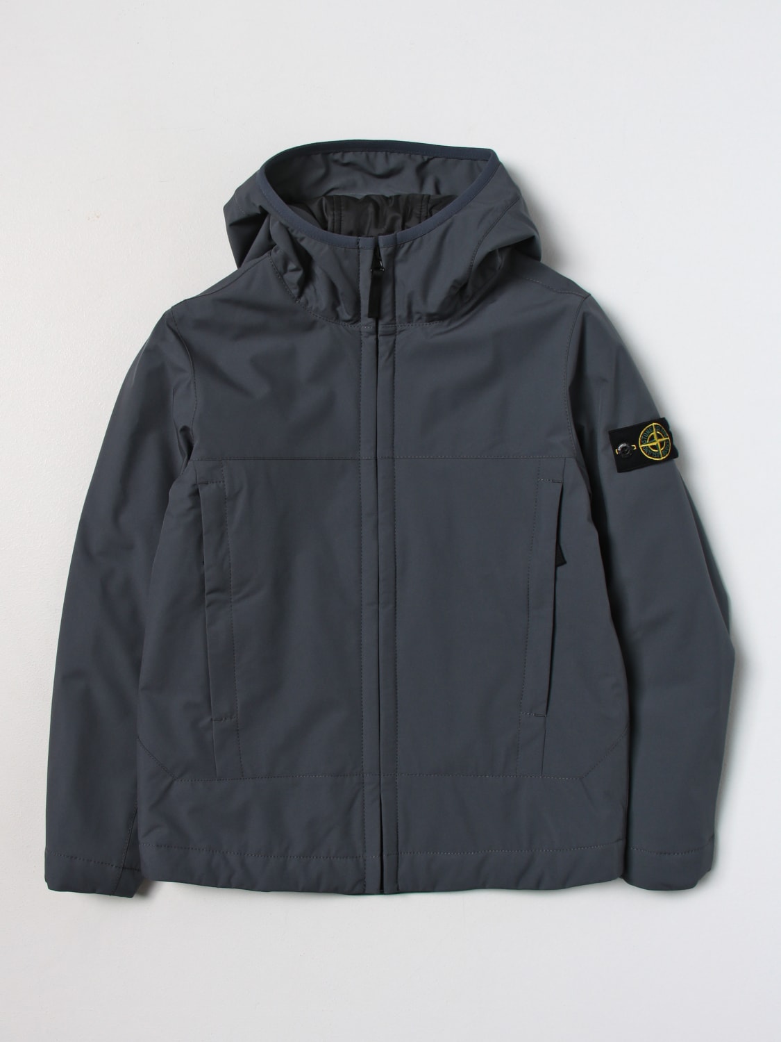 Grey stone island jumper junior on sale