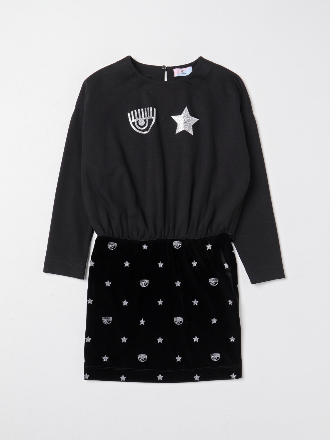 CHIARA FERRAGNI KLEID: Kleid kinder Chiara Ferragni, Schwarz - Img 1