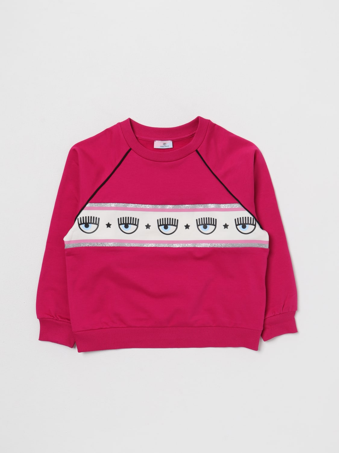 CHIARA FERRAGNI PULLOVER: Pullover kinder Chiara Ferragni, Fuchsia - Img 1