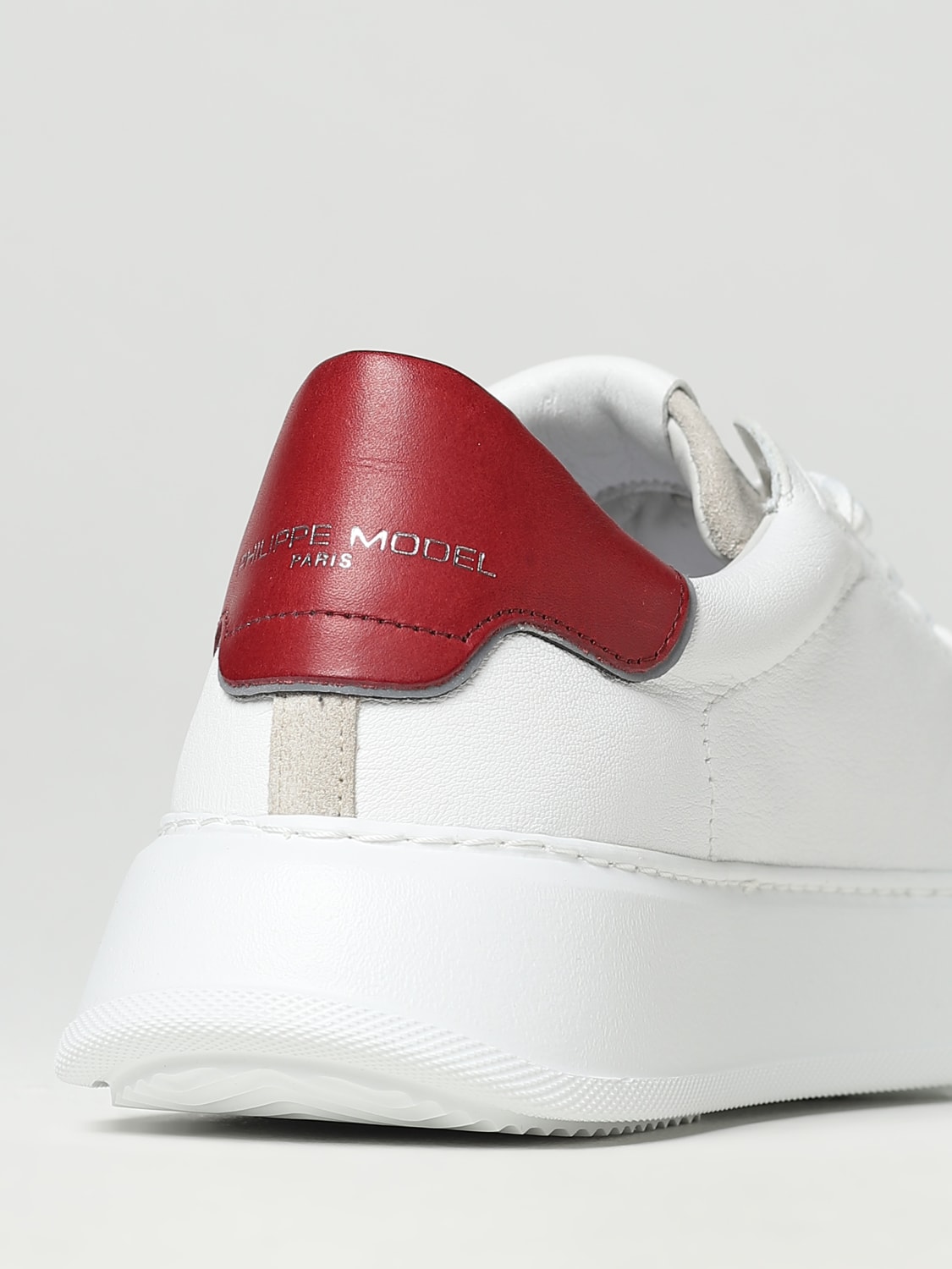 PHILIPPE MODEL 스니커즈: 스니커즈 남성 Philippe Model, 레드 - Img 3