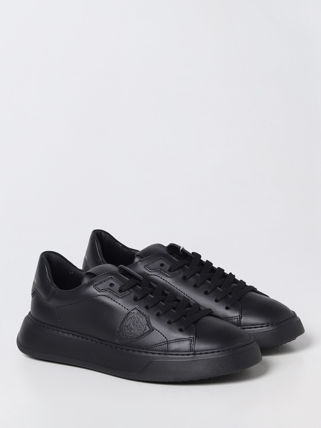 PHILIPPE MODEL SNEAKERS: Sneakers men Philippe Model, Black 1 - Img 2