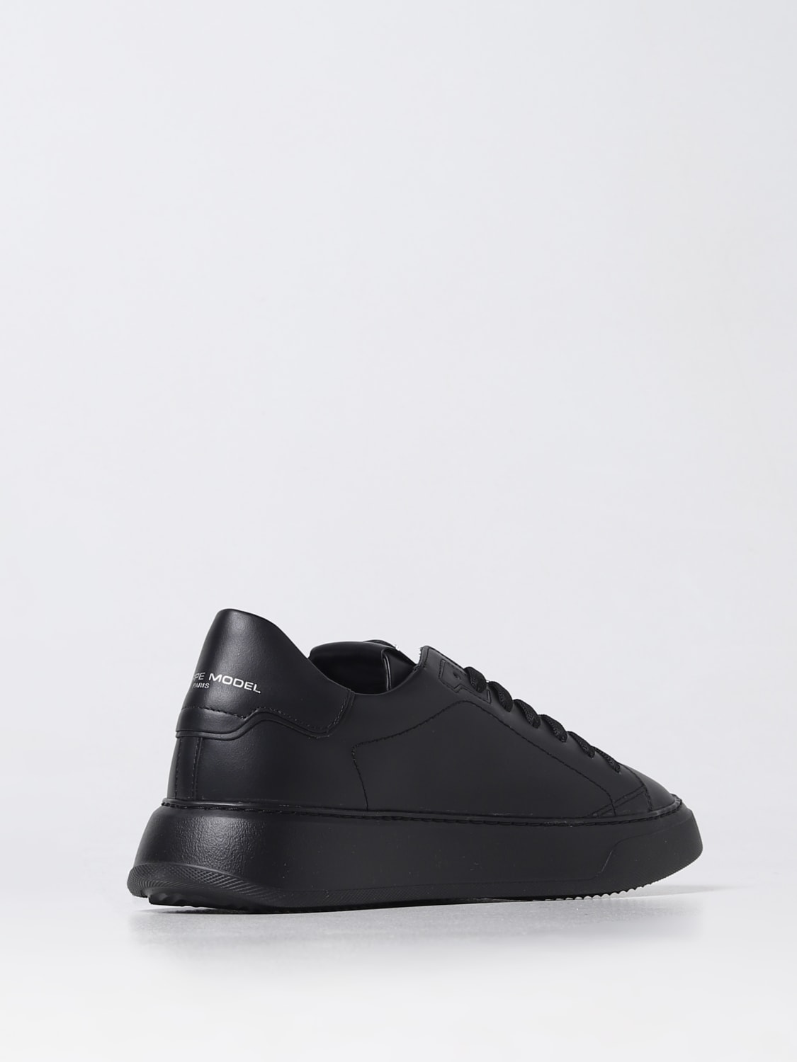 PHILIPPE MODEL SNEAKERS: Sneakers men Philippe Model, Black 1 - Img 3