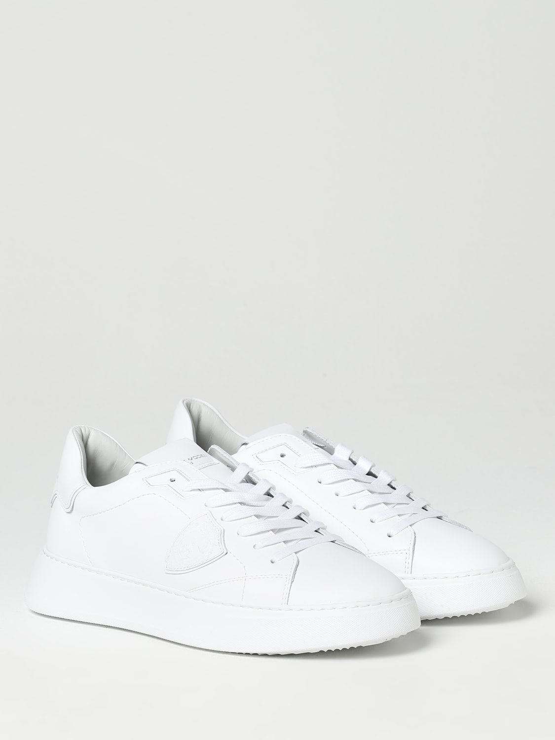 PHILIPPE MODEL 运动鞋: 运动鞋 男士 Philippe Model, 白色 1 - Img 2