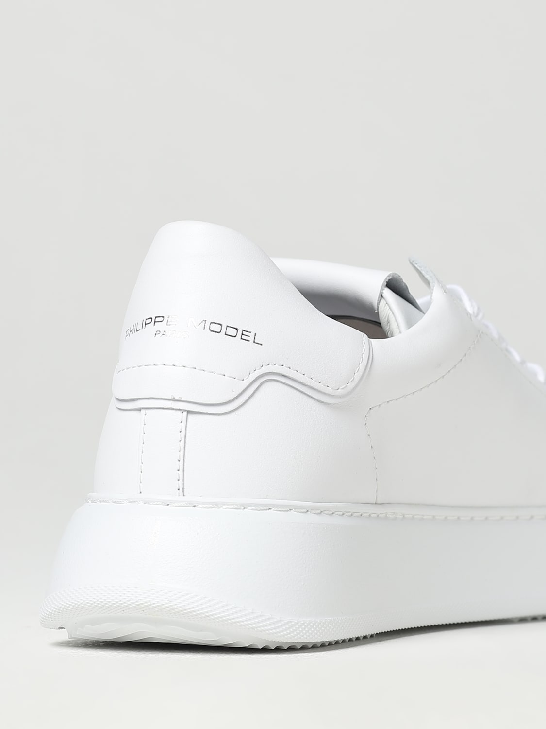 PHILIPPE MODEL 运动鞋: 运动鞋 男士 Philippe Model, 白色 1 - Img 3