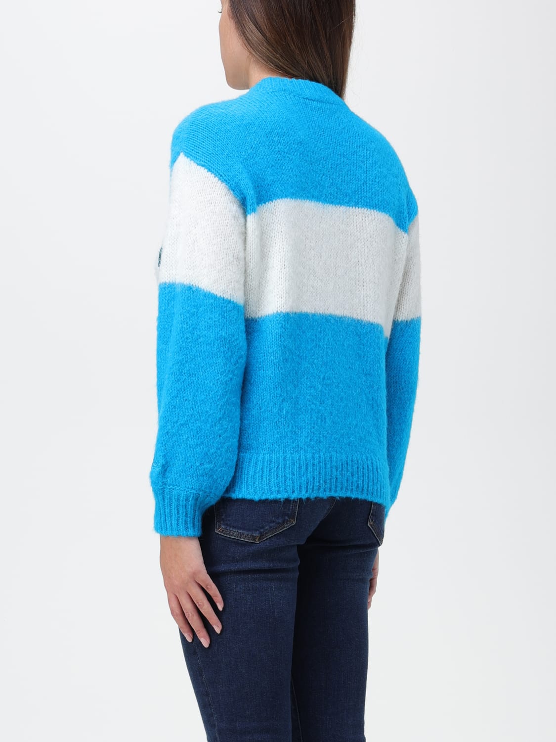 MC2 SAINT BARTH JERSEY: Jersey mujer Mc2 Saint Barth, Azul Claro - Img 2