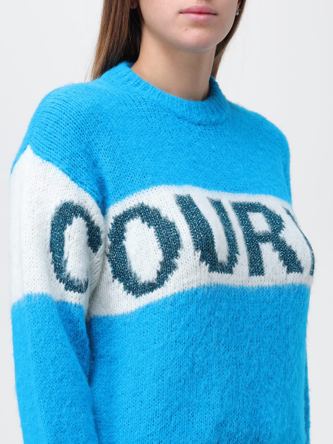 MC2 SAINT BARTH JERSEY: Jersey mujer Mc2 Saint Barth, Azul Claro - Img 3