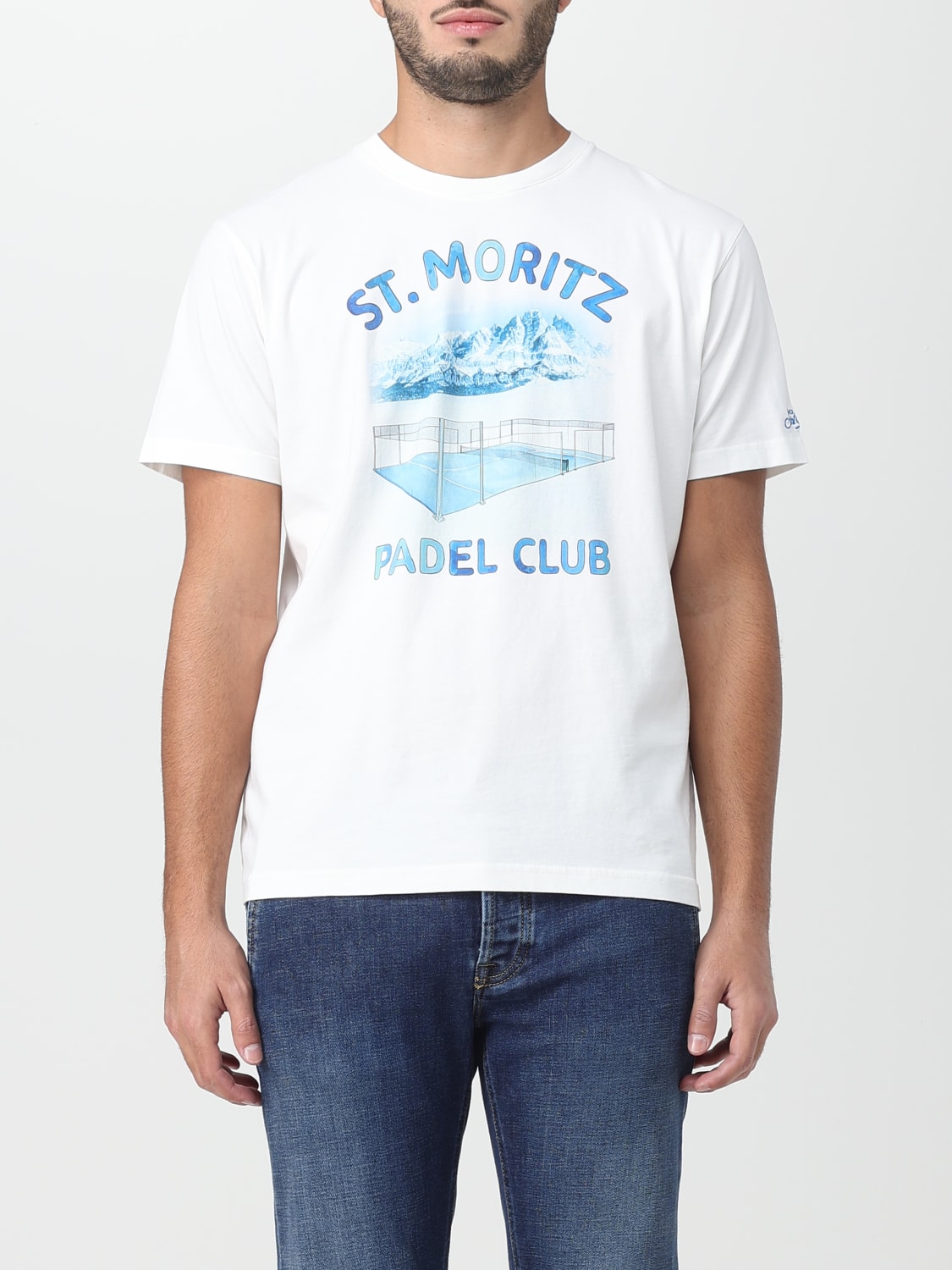 MC2 SAINT BARTH T-SHIRT: T-shirt men Mc2 Saint Barth, White - Img 1