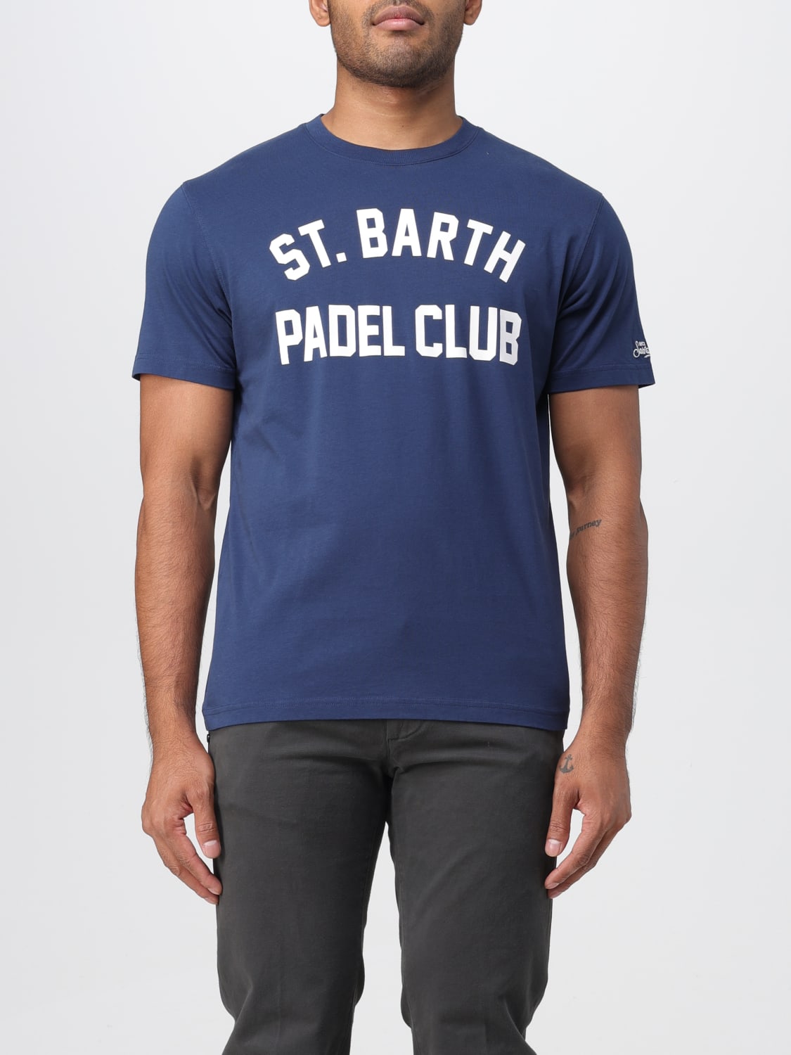 MC2 SAINT BARTH T-SHIRT: T-shirt men Mc2 Saint Barth, Blue - Img 1