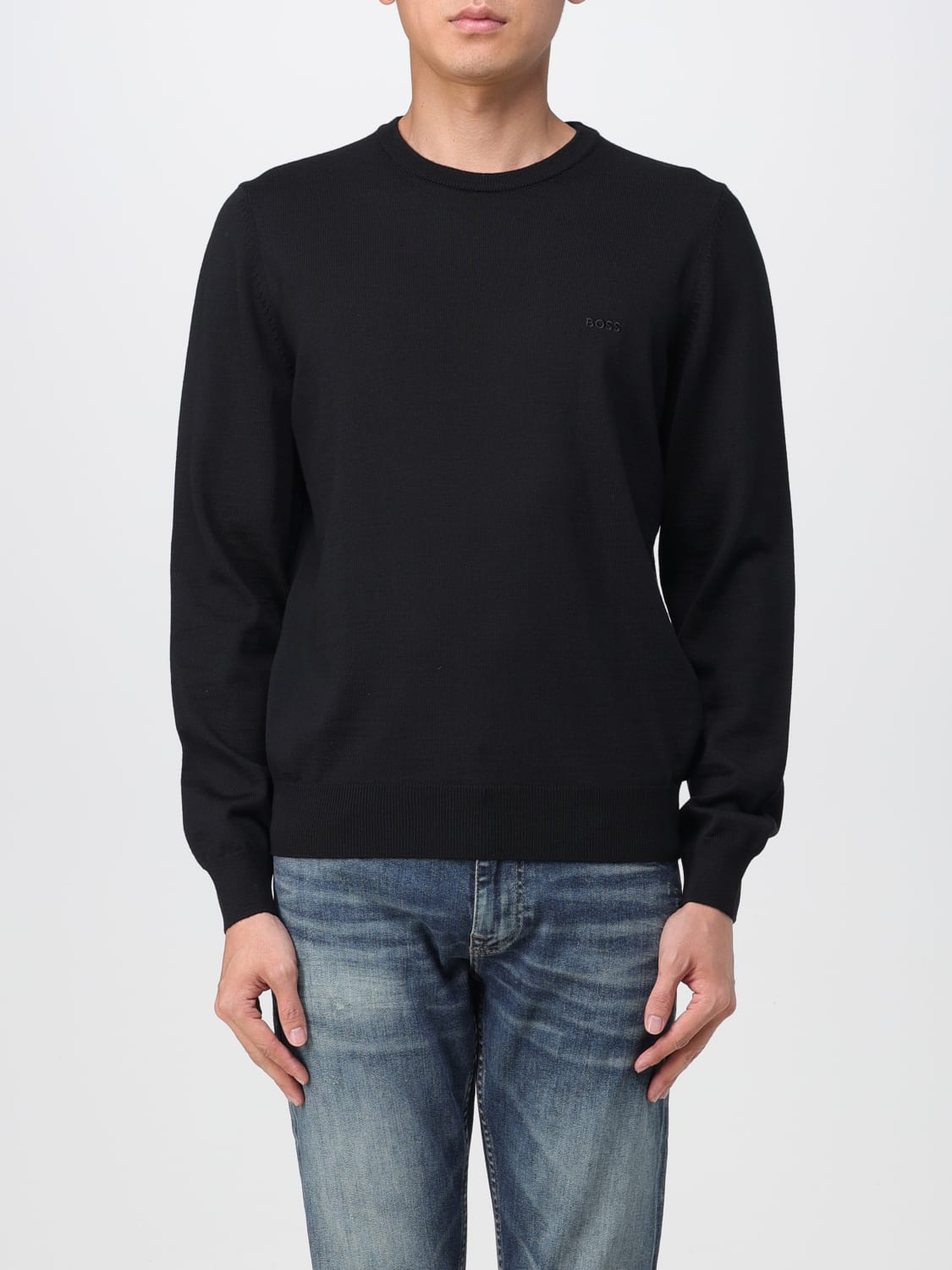 Boss Outlet Pull homme Noir 1 Pull Boss 50476364 en ligne sur GIGLIO.COM