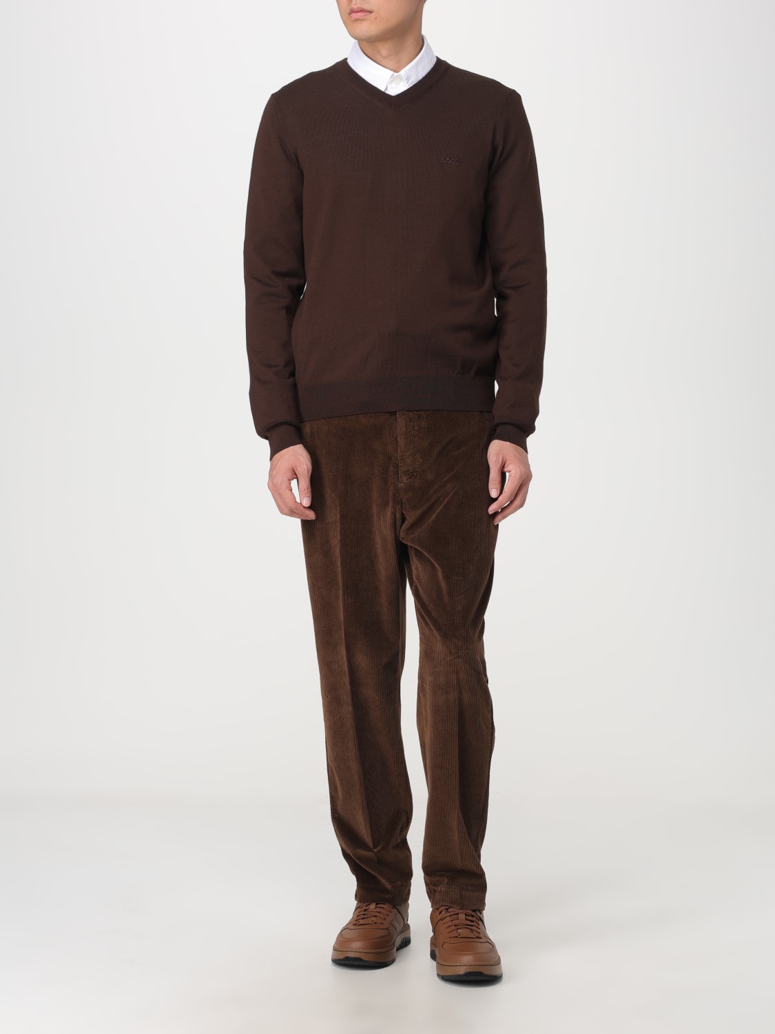 BOSS SWEATER: Sweater men Boss, Brown - Img 2