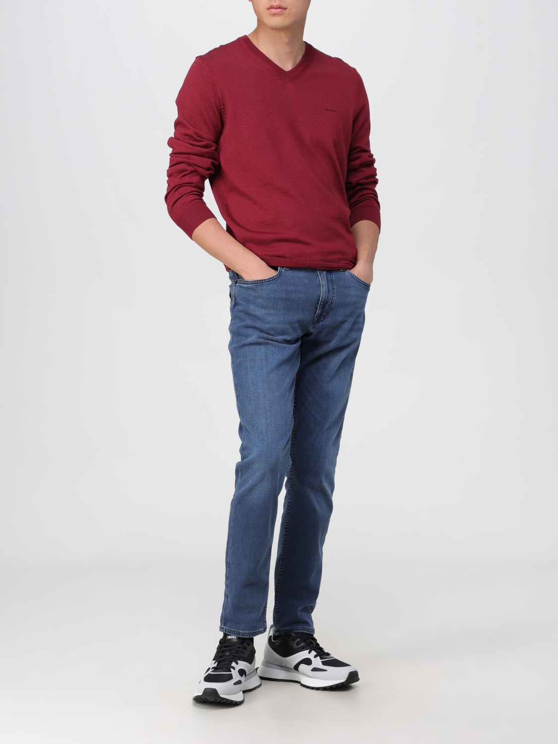 BOSS JERSEY: Jersey hombre Boss, Granate - Img 2