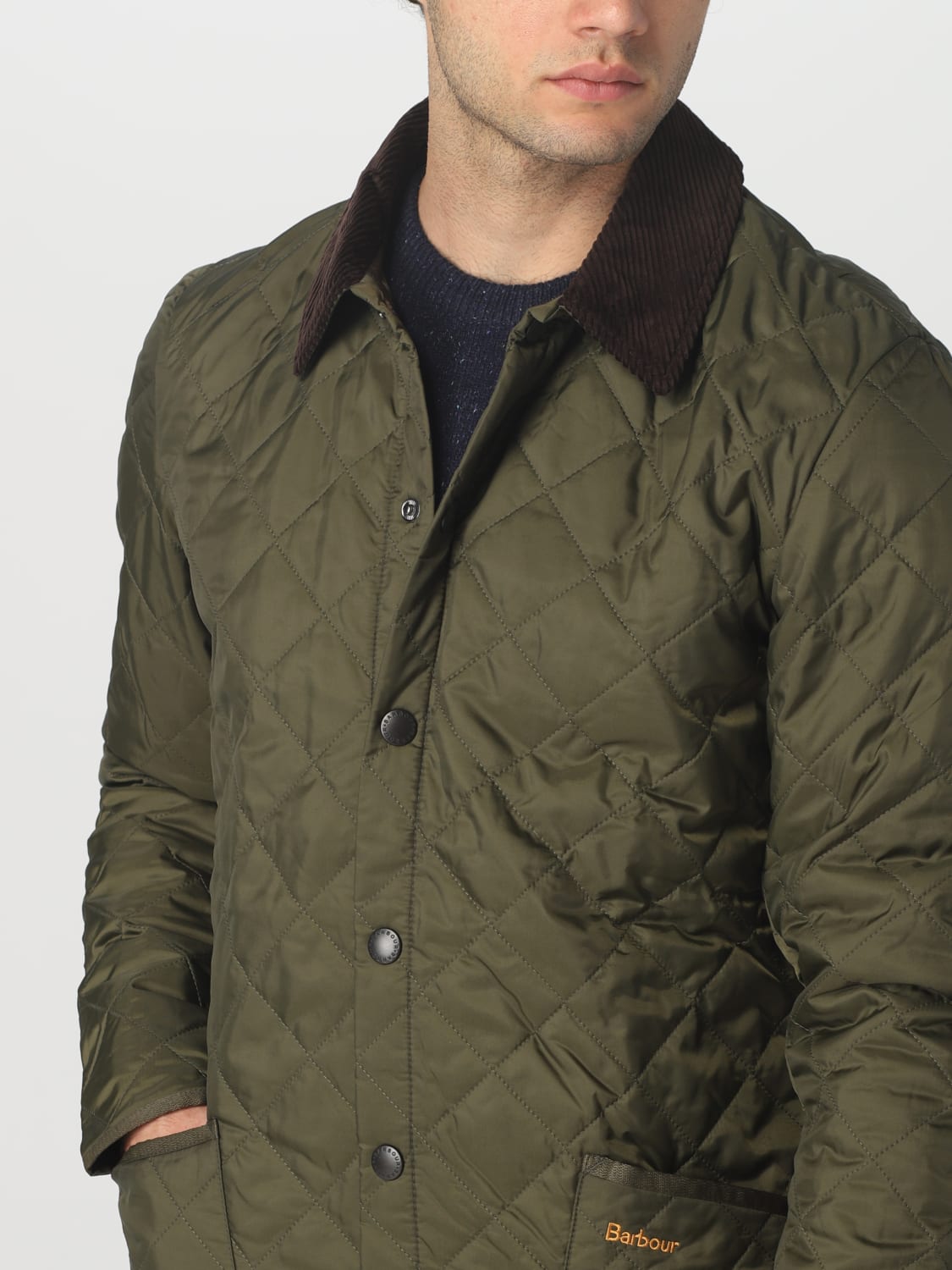 BARBOUR JACKET: Jacket men Barbour, Olive - Img 4