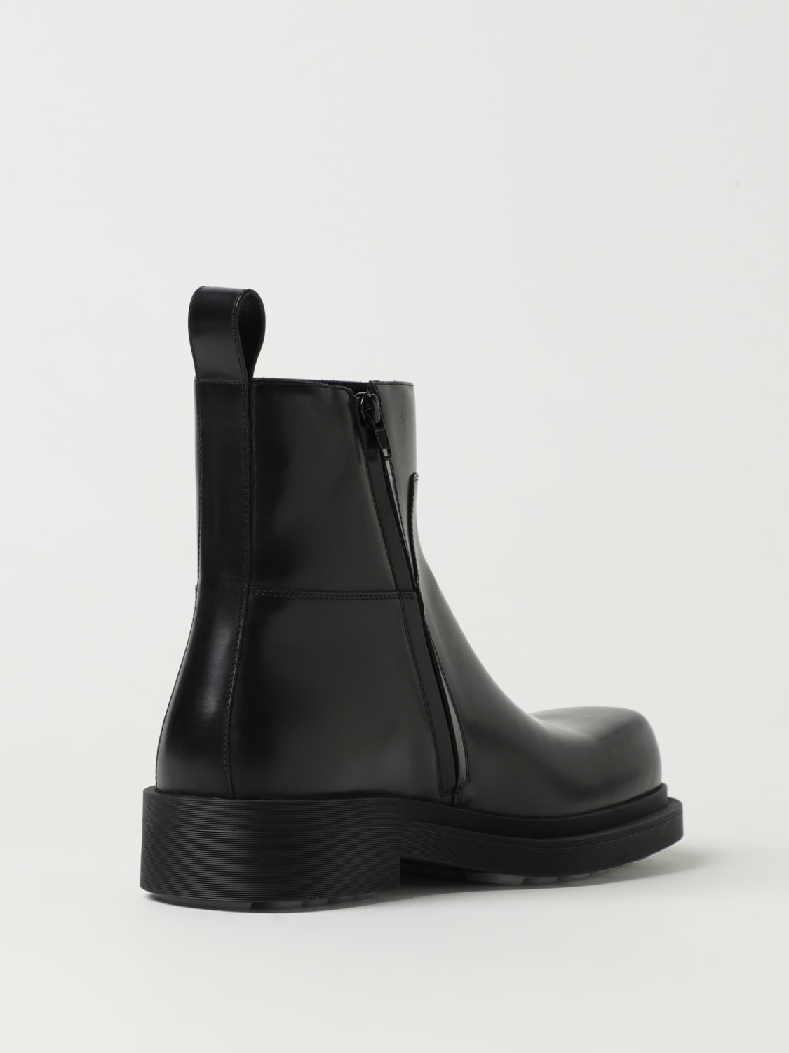 BOTTEGA VENETA BOOTS: Bottega Veneta leather ankle boots, Black - Img 3