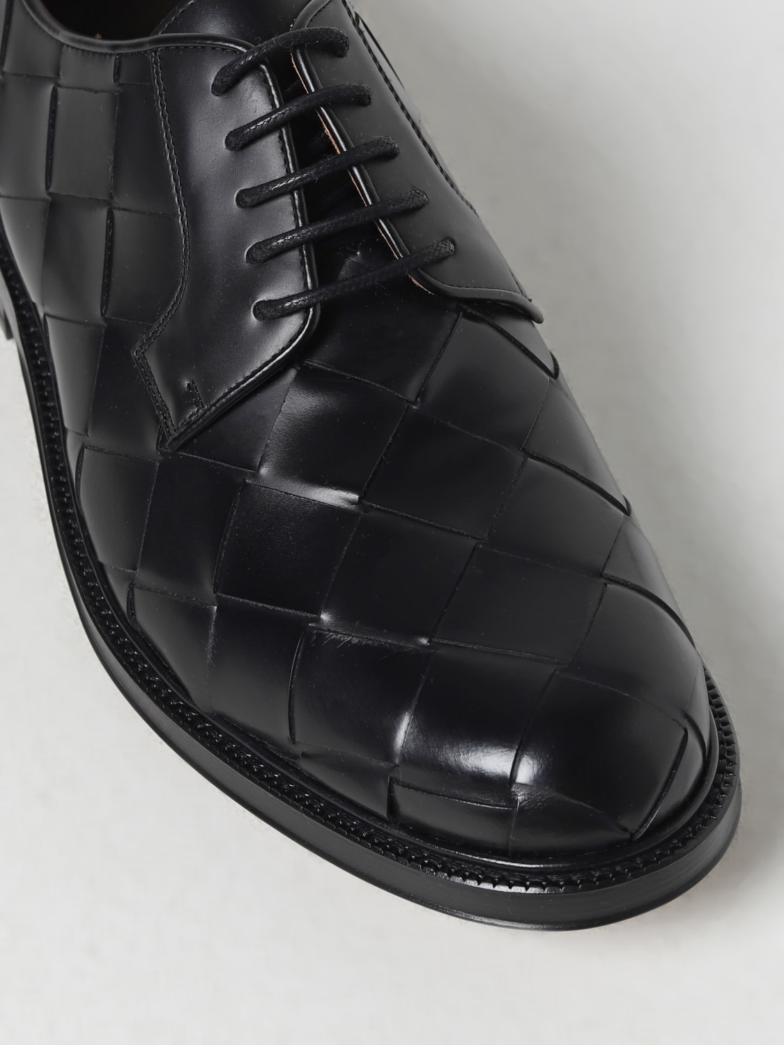 BOTTEGA VENETA ZAPATOS DE CORDONES: Zapatos hombre Bottega Veneta, Negro - Img 4