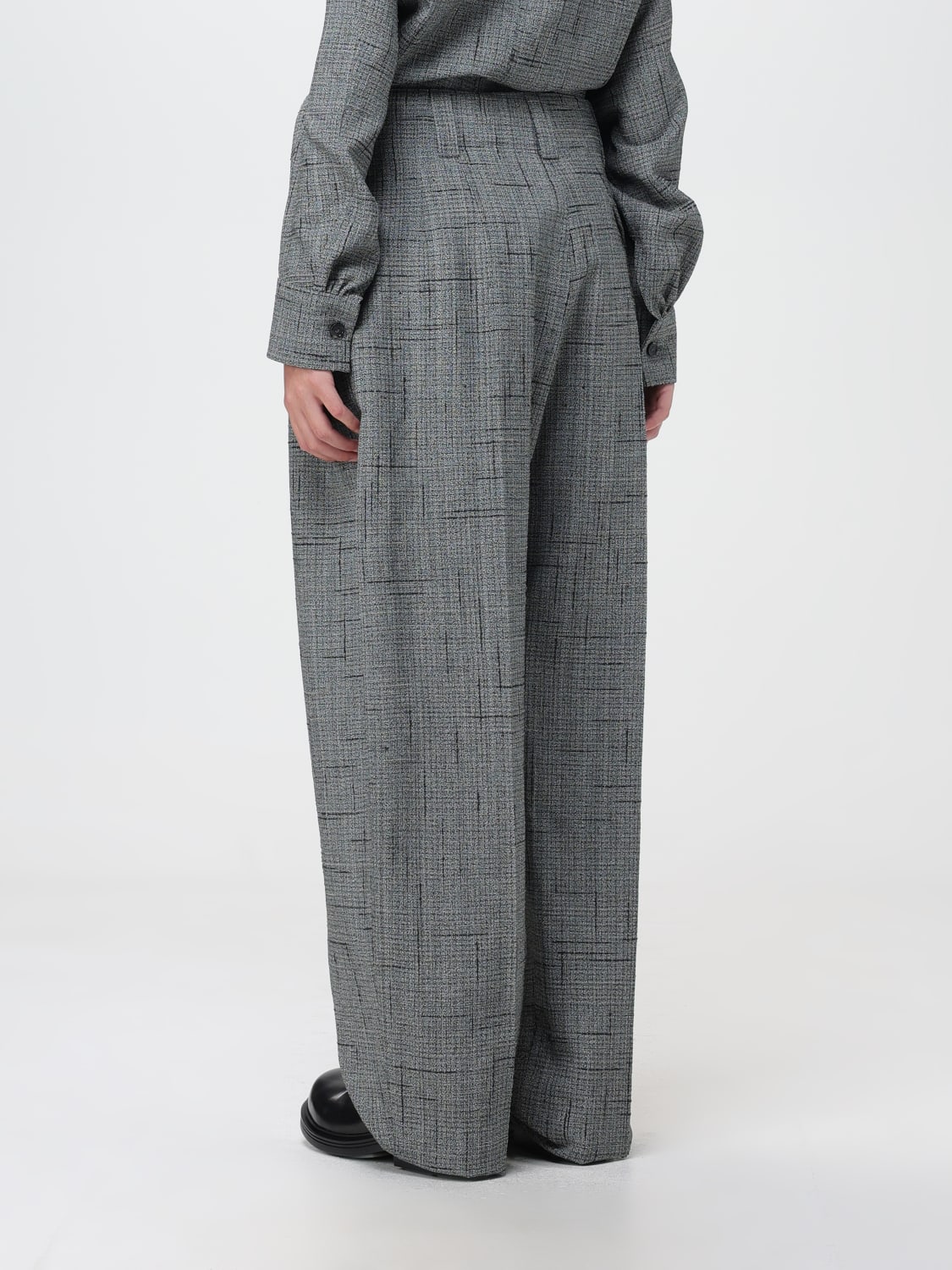 BOTTEGA VENETA PANTALON: Pantalon femme Bottega Veneta, Gris - Img 3