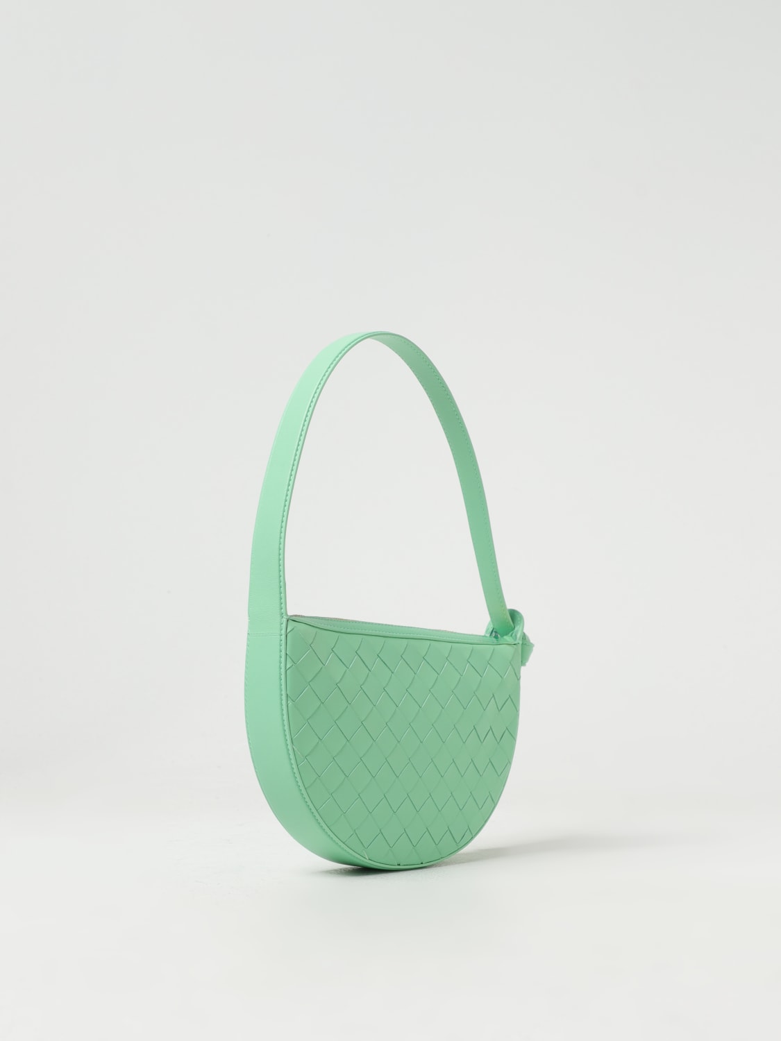 BOTTEGA VENETA SHOULDER BAG: Bottega Veneta leather bag, Water - Img 2