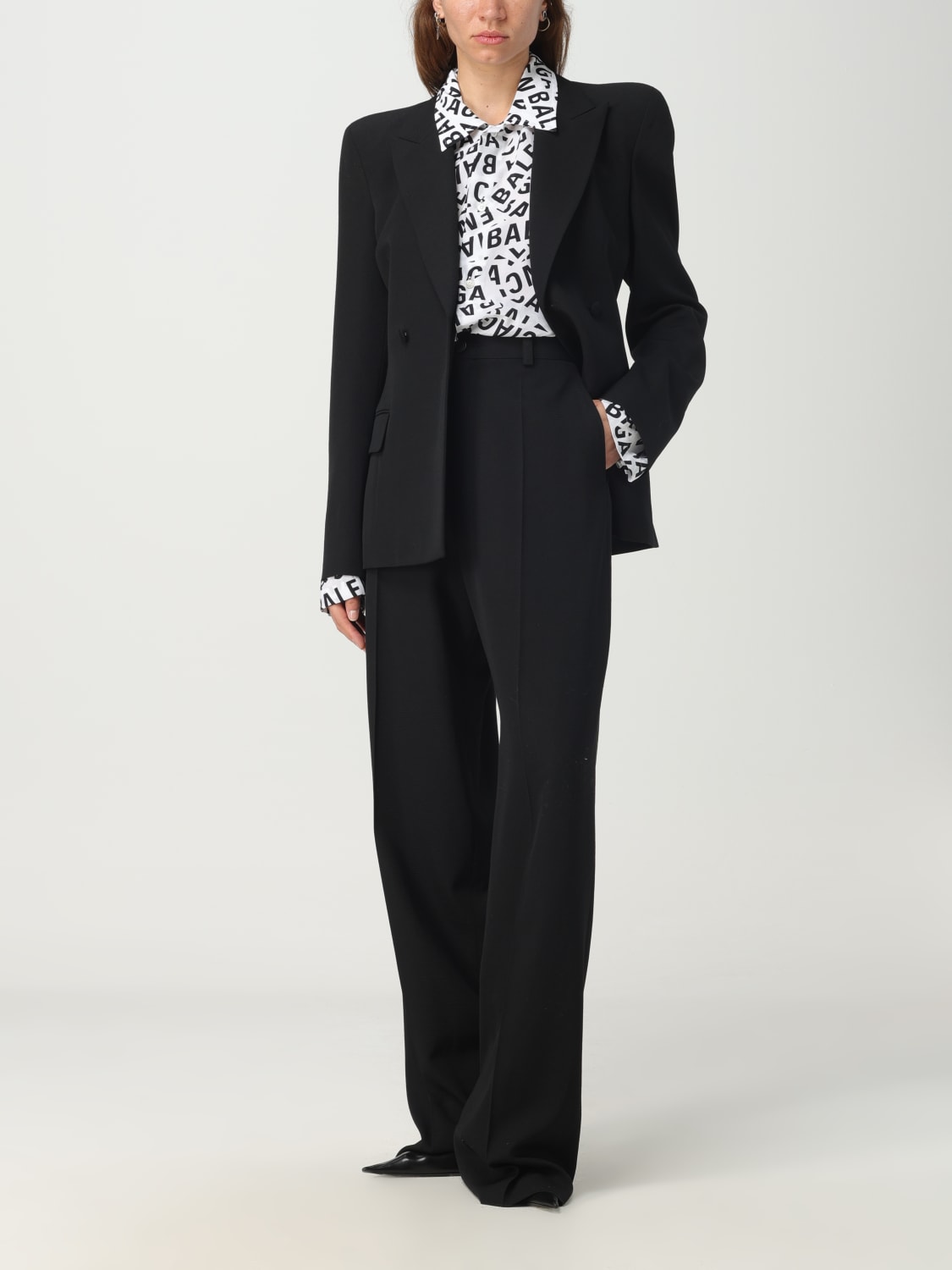 BALENCIAGA BLAZER: Blazer woman Balenciaga, Black - Img 2