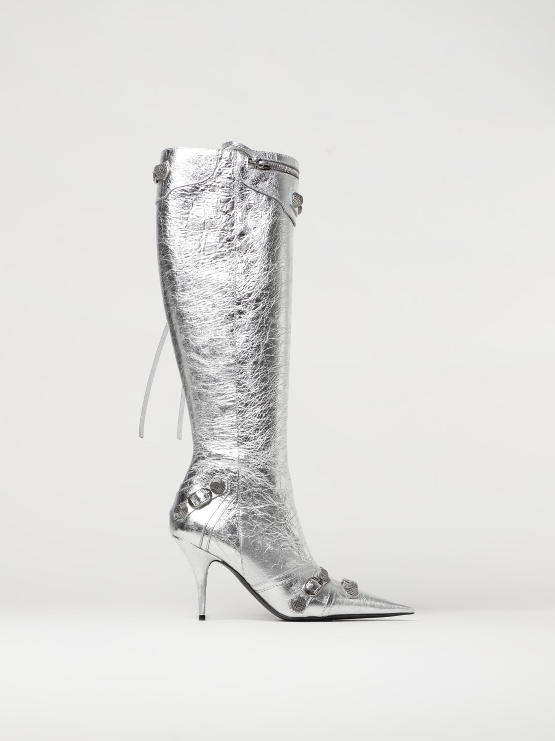 BALENCIAGA BOOTS: Shoes woman Balenciaga, Silver - Img 1