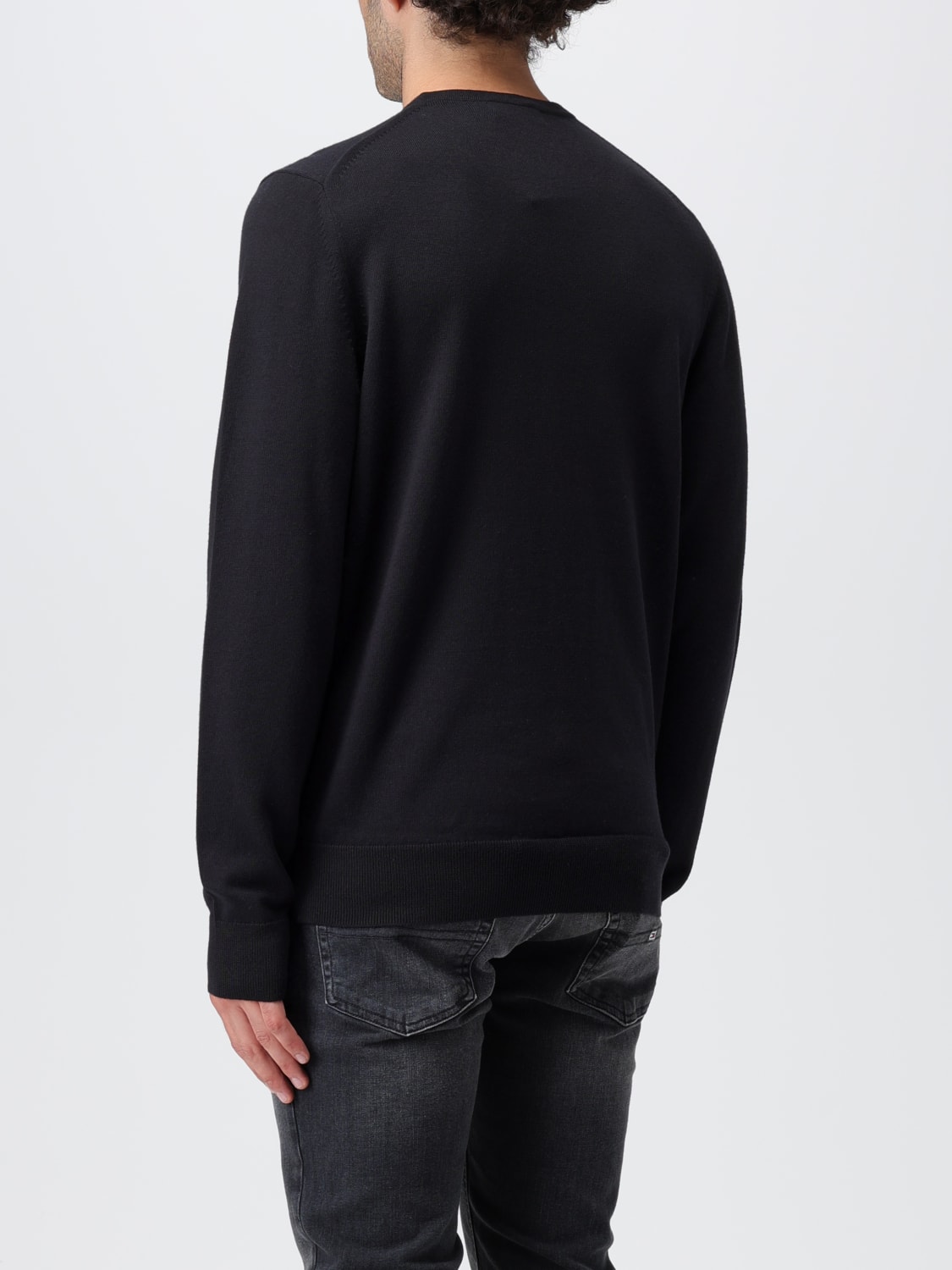 FRED PERRY SWEATER: Sweater men Fred Perry, Black - Img 2