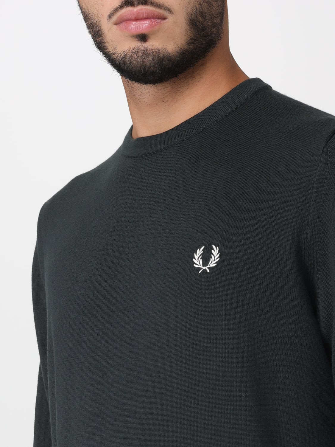 FRED PERRY PULLOVER: Pullover herren Fred Perry, Grün - Img 3