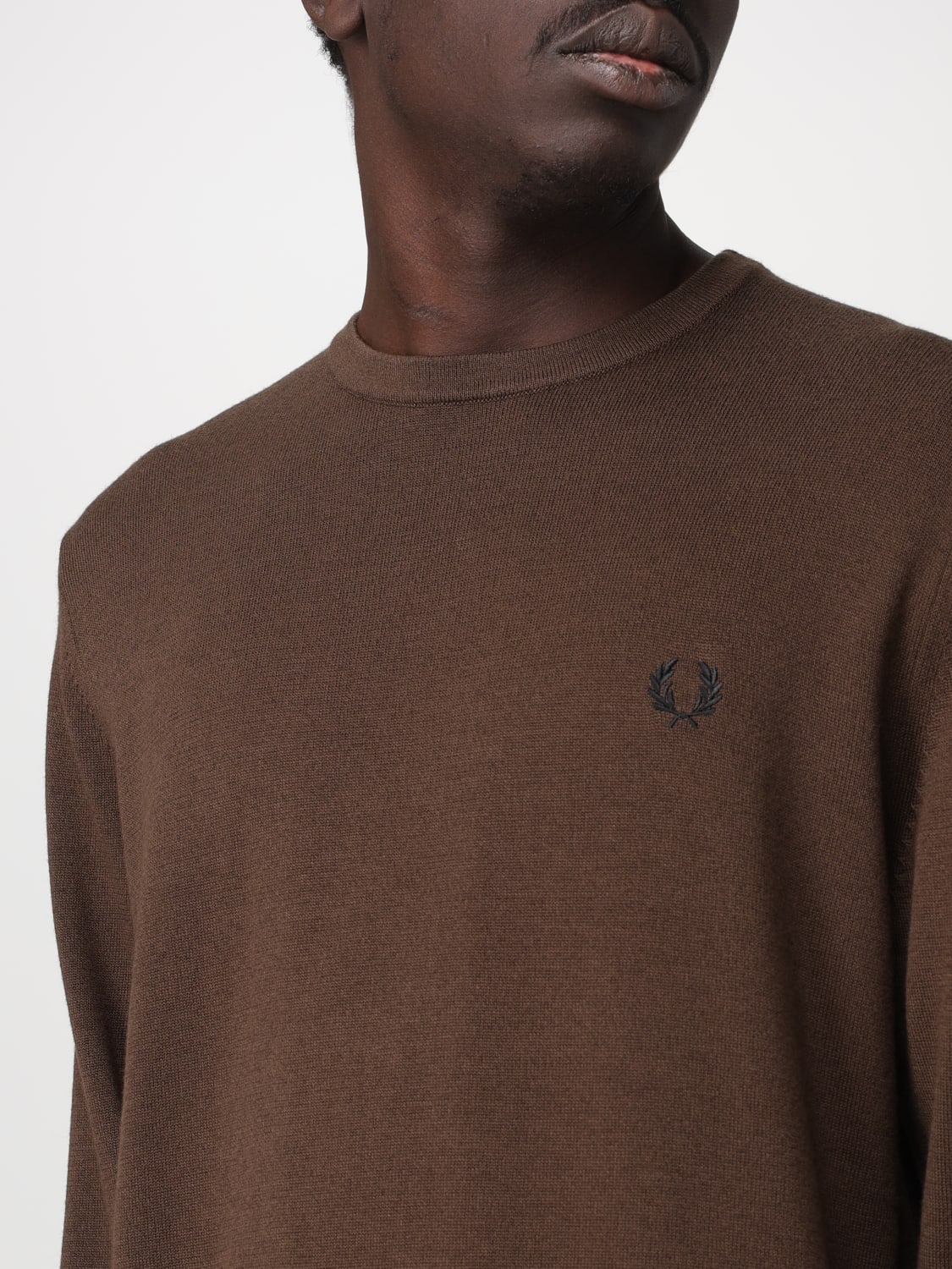 FRED PERRY СВИТЕР: Свитер Мужское Fred Perry, Табачный - Img 3