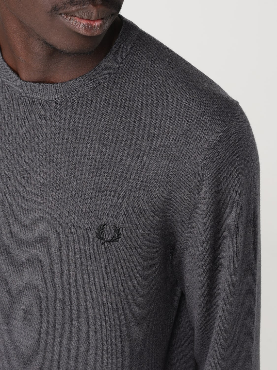 FRED PERRY PULL: Pull homme Fred Perry, Gris 1 - Img 3