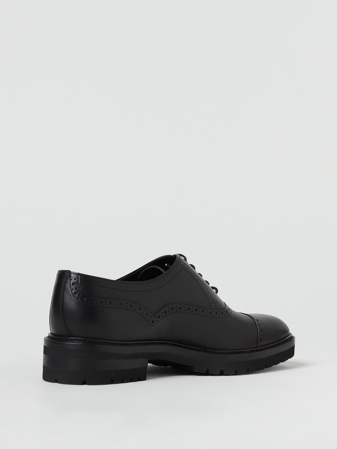 MANOLO BLAHNIK BROGUE SHOES: Manolo Blahnik Norton Oxford in leather with brogue pattern, Black - Img 3