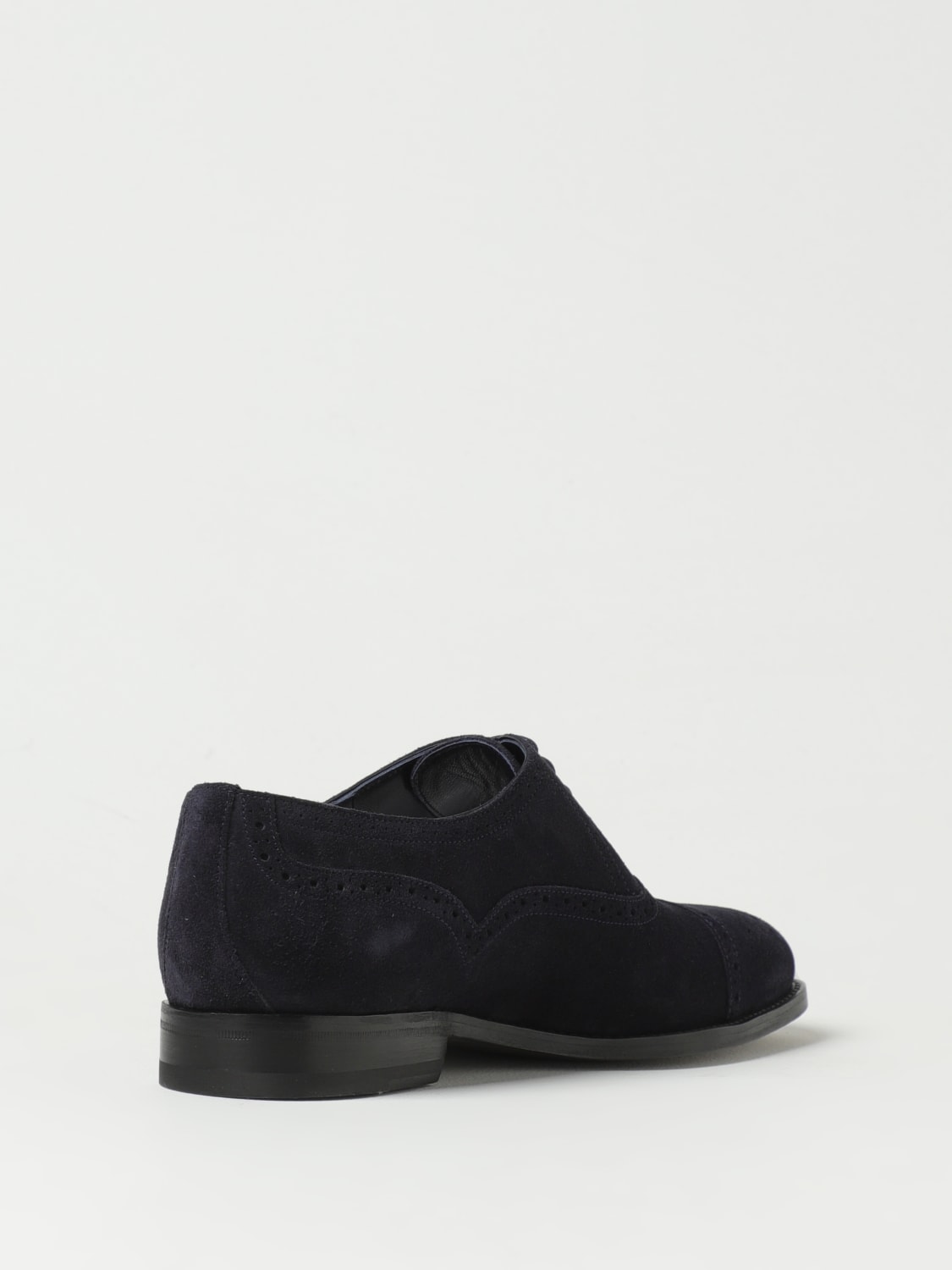 MANOLO BLAHNIK BROGUE SHOES: Manolo Blahnik Oxford Witney in suede, Navy - Img 3