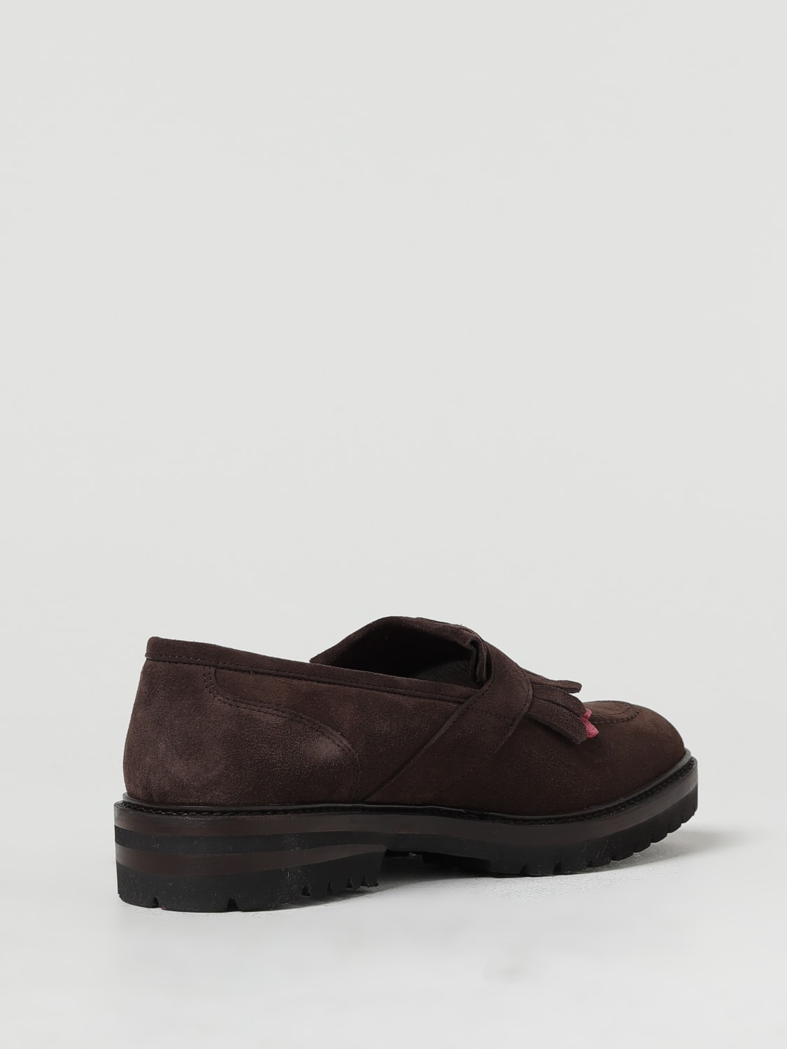 MANOLO BLAHNIK LOAFERS: Manolo Blahnik Dasinu suede moccasins, Dark - Img 3