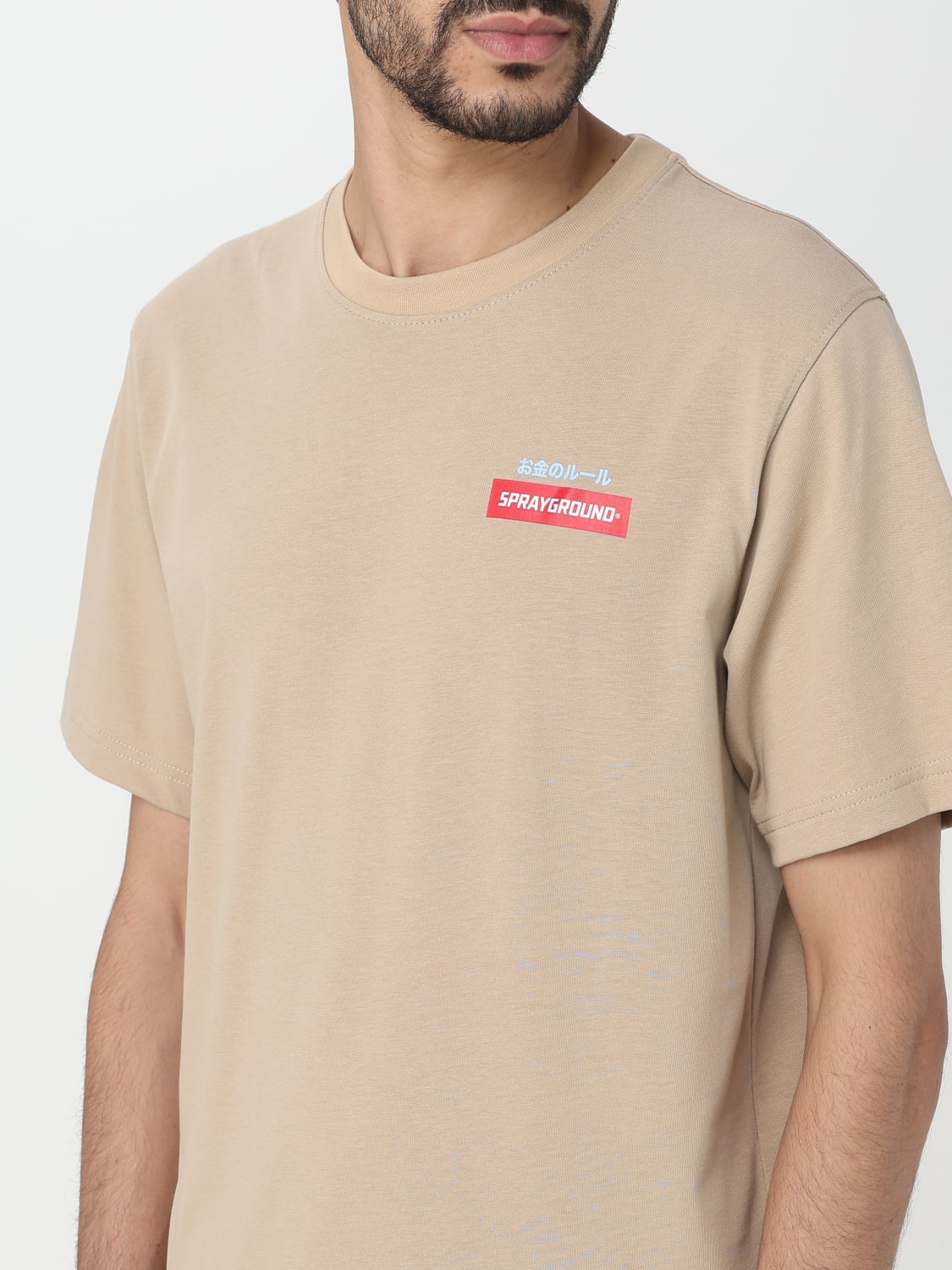 SPRAYGROUND T-SHIRT: T-shirt men Sprayground, Beige - Img 3