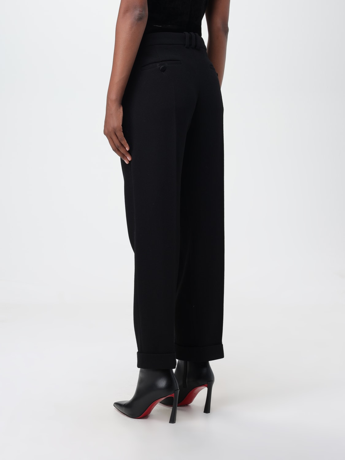 BALMAIN PANTS: Balmain pants in virgin wool, Black - Img 3