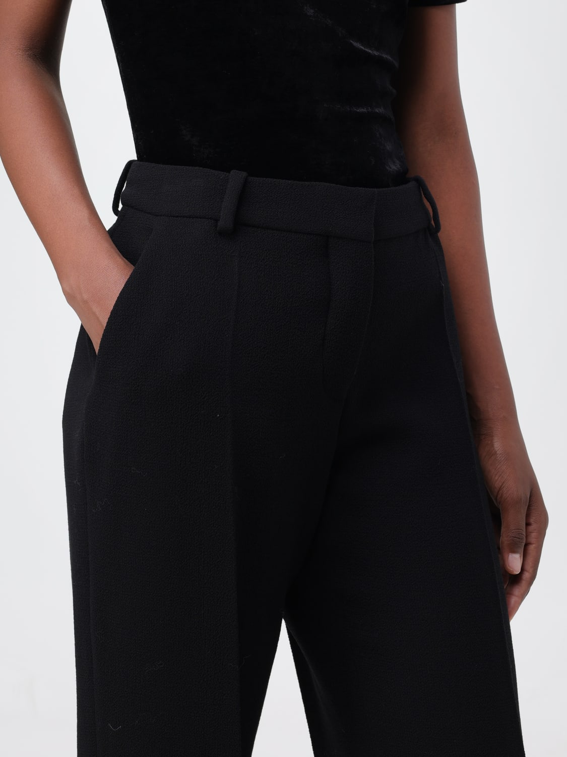 BALMAIN PANTS: Balmain pants in virgin wool, Black - Img 5