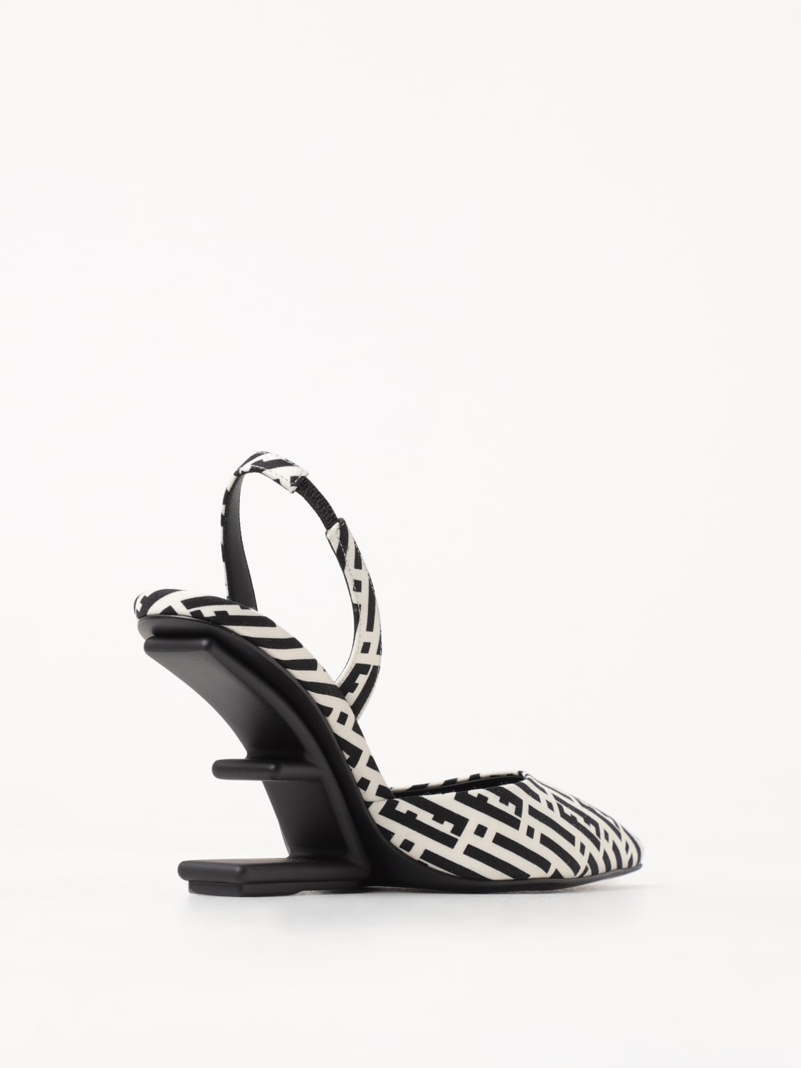 FENDI HIGH HEEL SHOES: Shoes woman Fendi, Black - Img 3