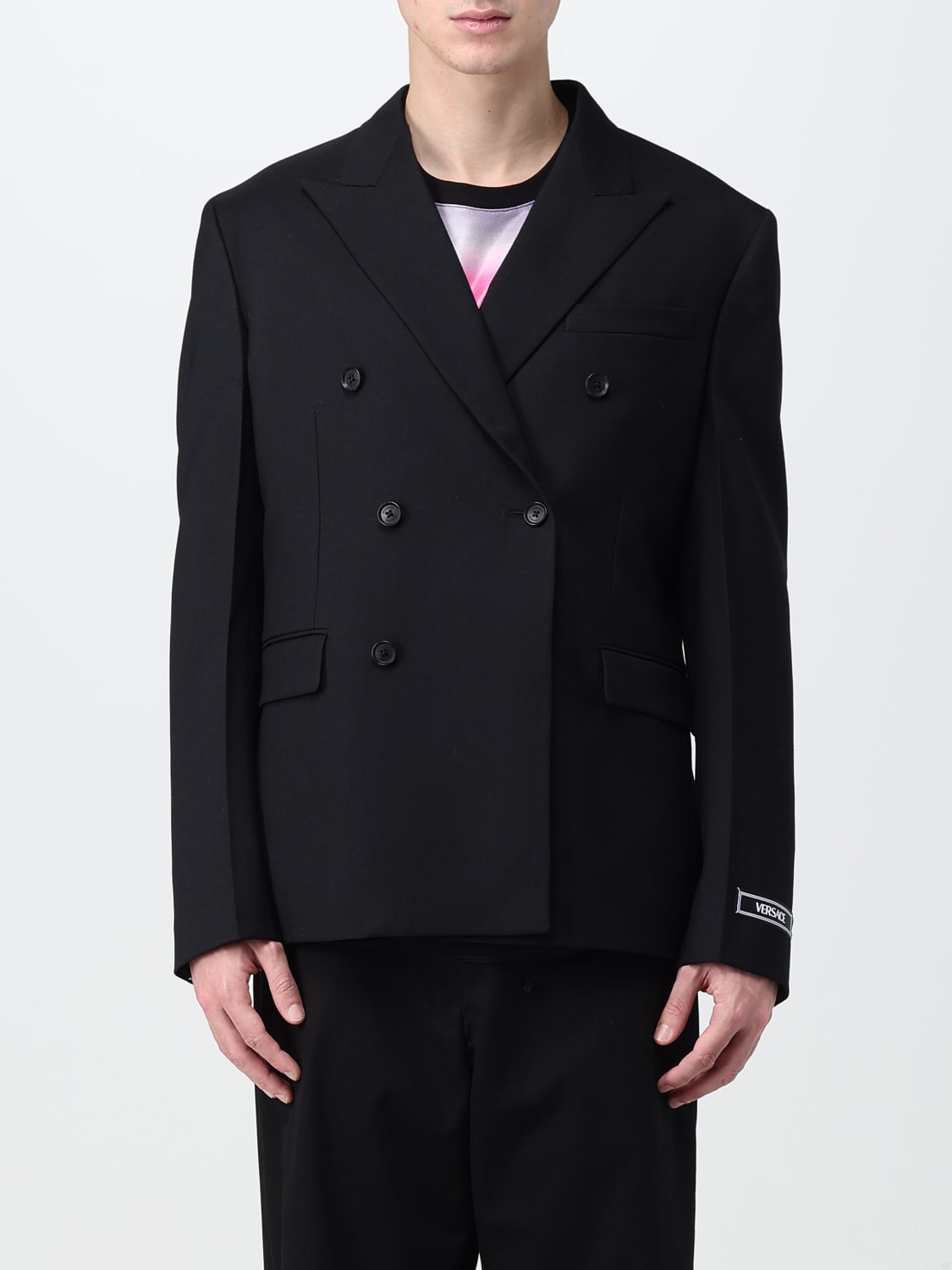 VERSACE BLAZER: Blazer homme Versace, Noir - Img 1