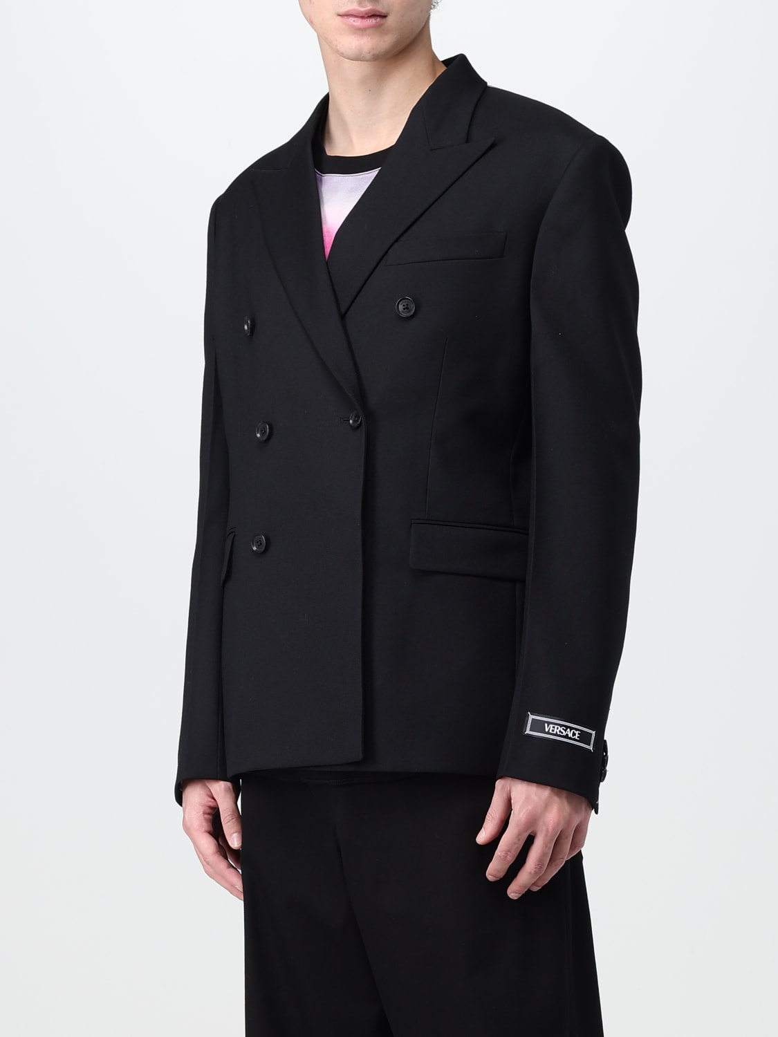 VERSACE BLAZER: Blazer homme Versace, Noir - Img 4