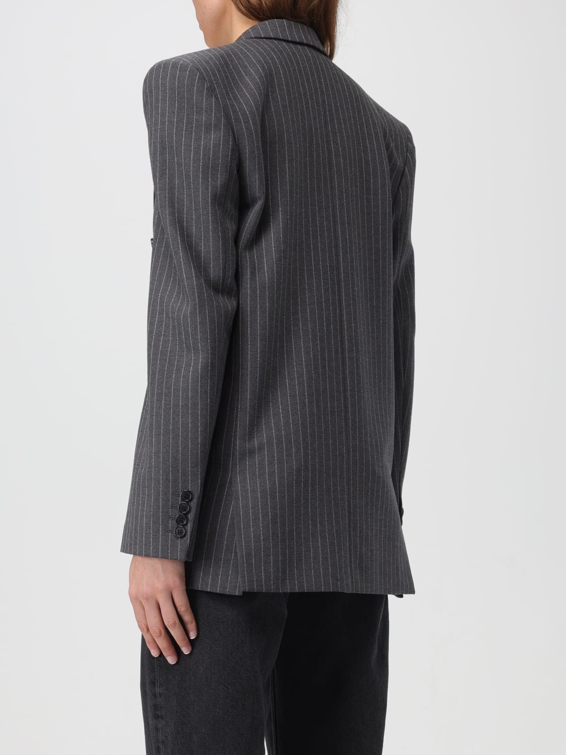 SAINT LAURENT BLAZER: Blazer woman Saint Laurent, Grey - Img 3