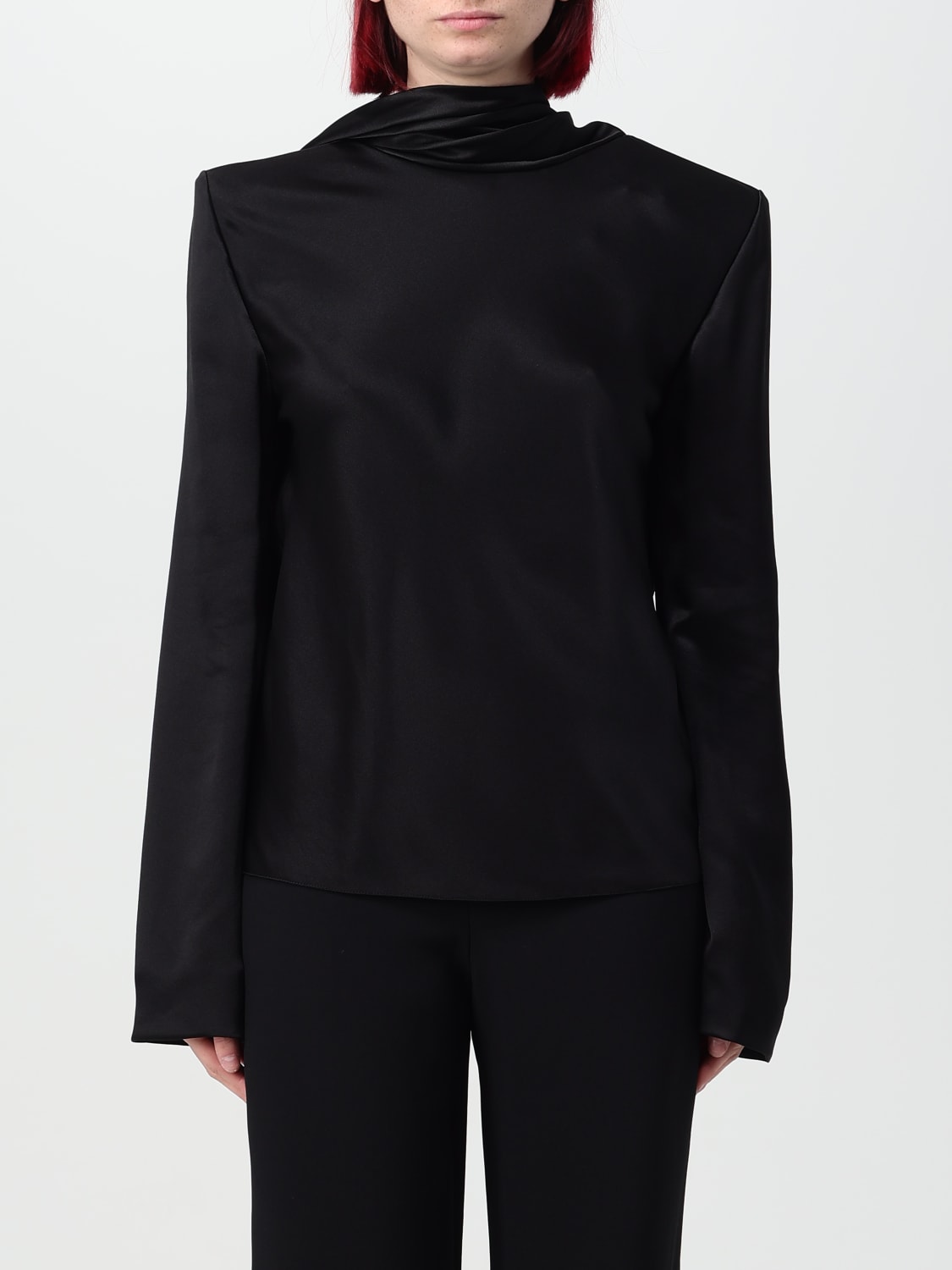 SAINT LAURENT TOP: Top woman Saint Laurent, Black - Img 1