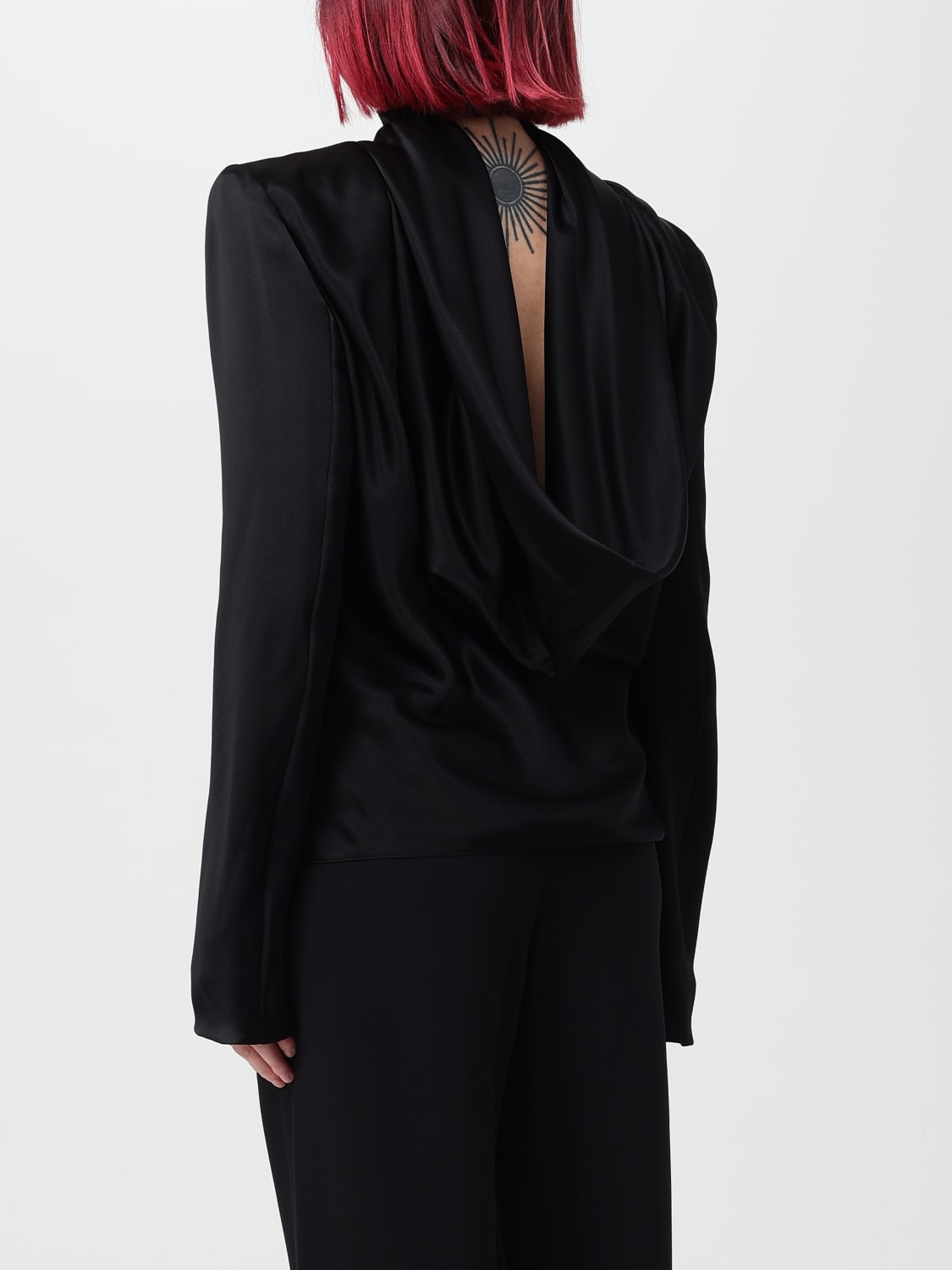 SAINT LAURENT TOP: Top woman Saint Laurent, Black - Img 2