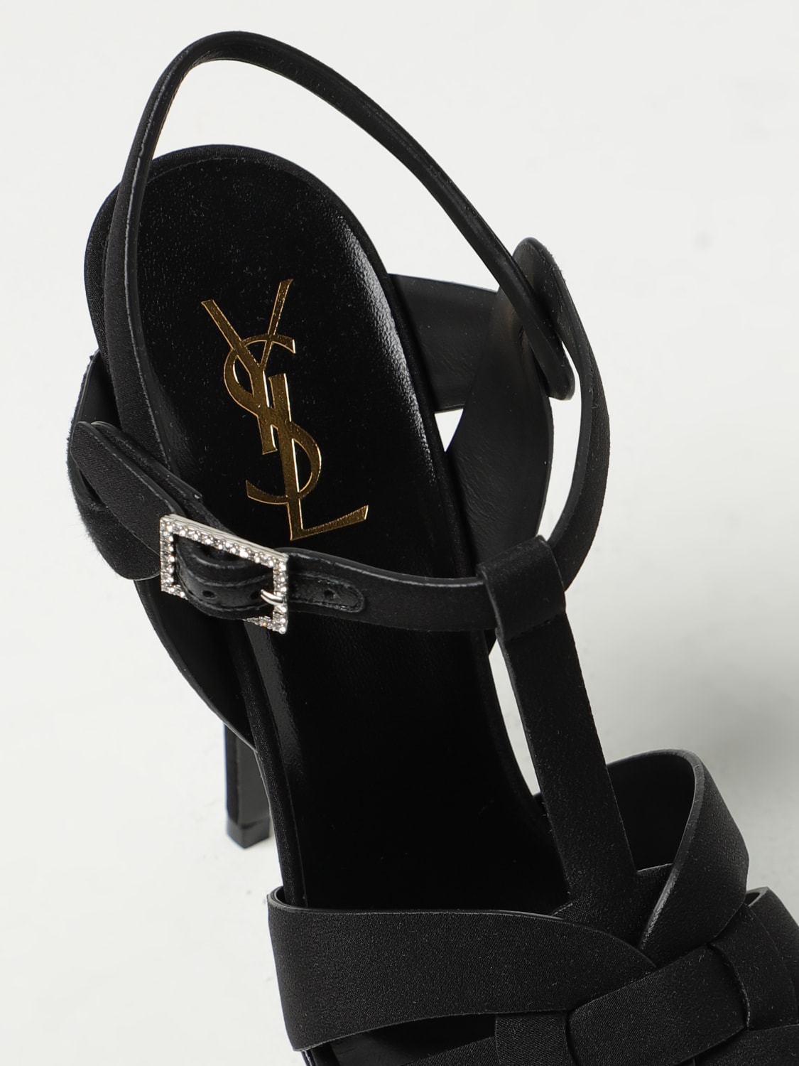 SAINT LAURENT SANDALES À TALONS: Chaussures femme Saint Laurent, Noir - Img 4