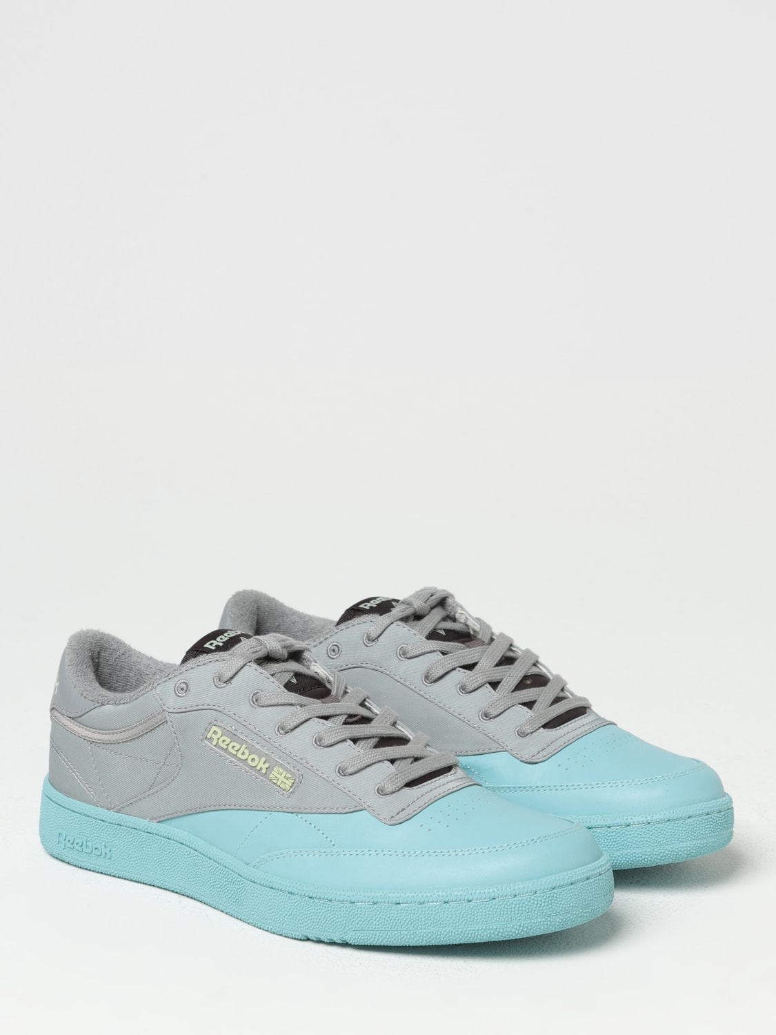 REEBOK SNEAKERS: Reebok sneakers in leather and nylon, Grey - Img 2