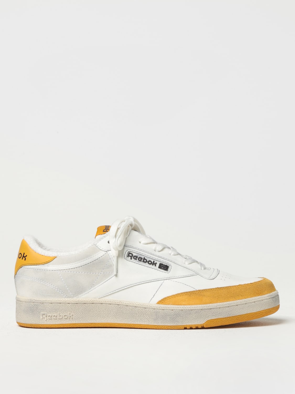 REEBOK SNEAKERS: Reebok Club C sneakers in leather, White - Img 1