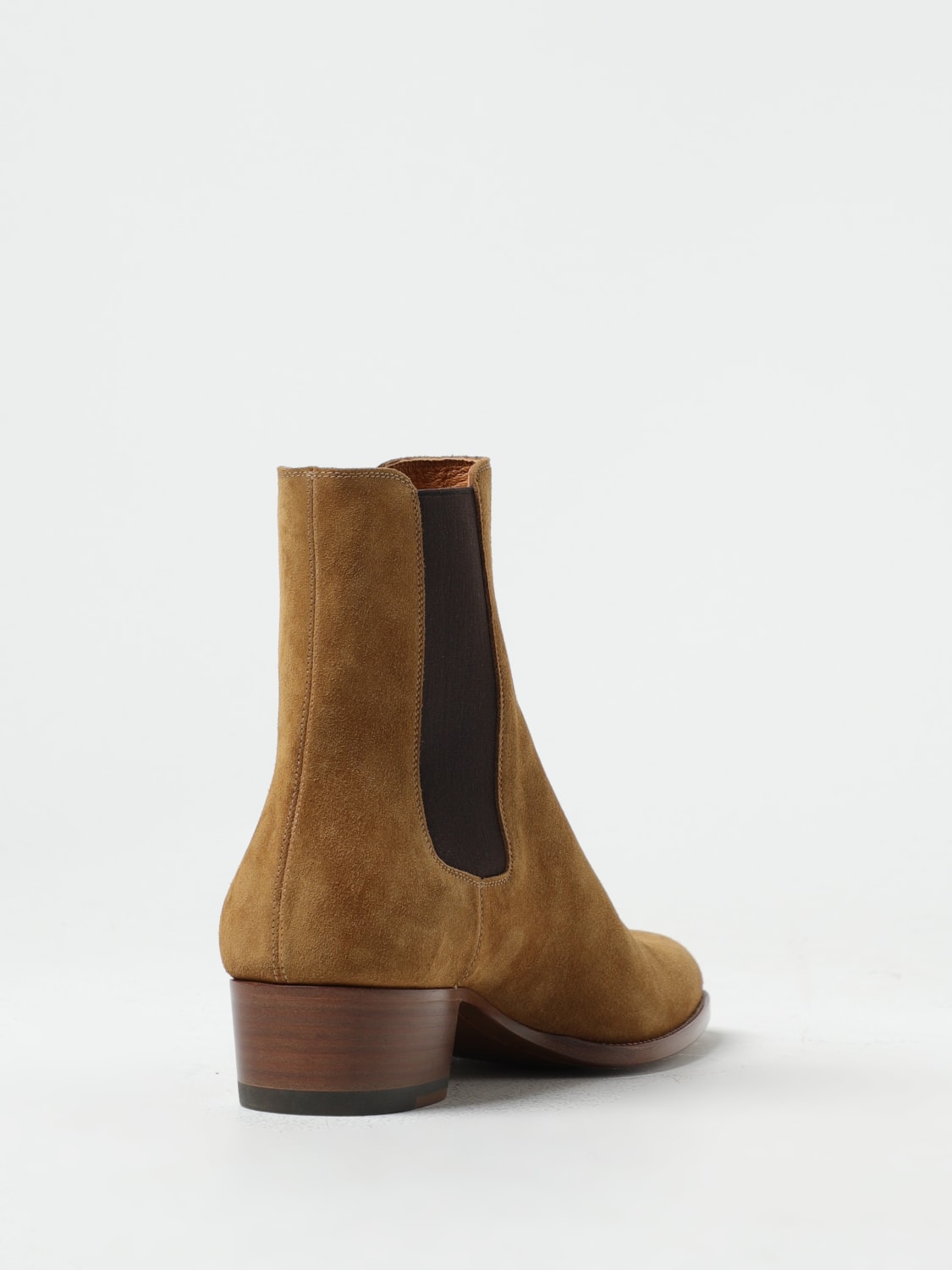 SAINT LAURENT BOOTS: Saint Laurent Wyatt suede ankle boots, Leather - Img 3