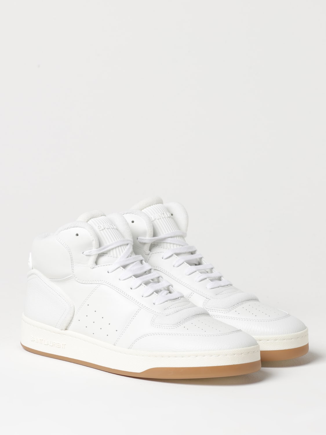 SAINT LAURENT SNEAKERS: Saint Laurent SL/80 sneakers in leather, White - Img 2