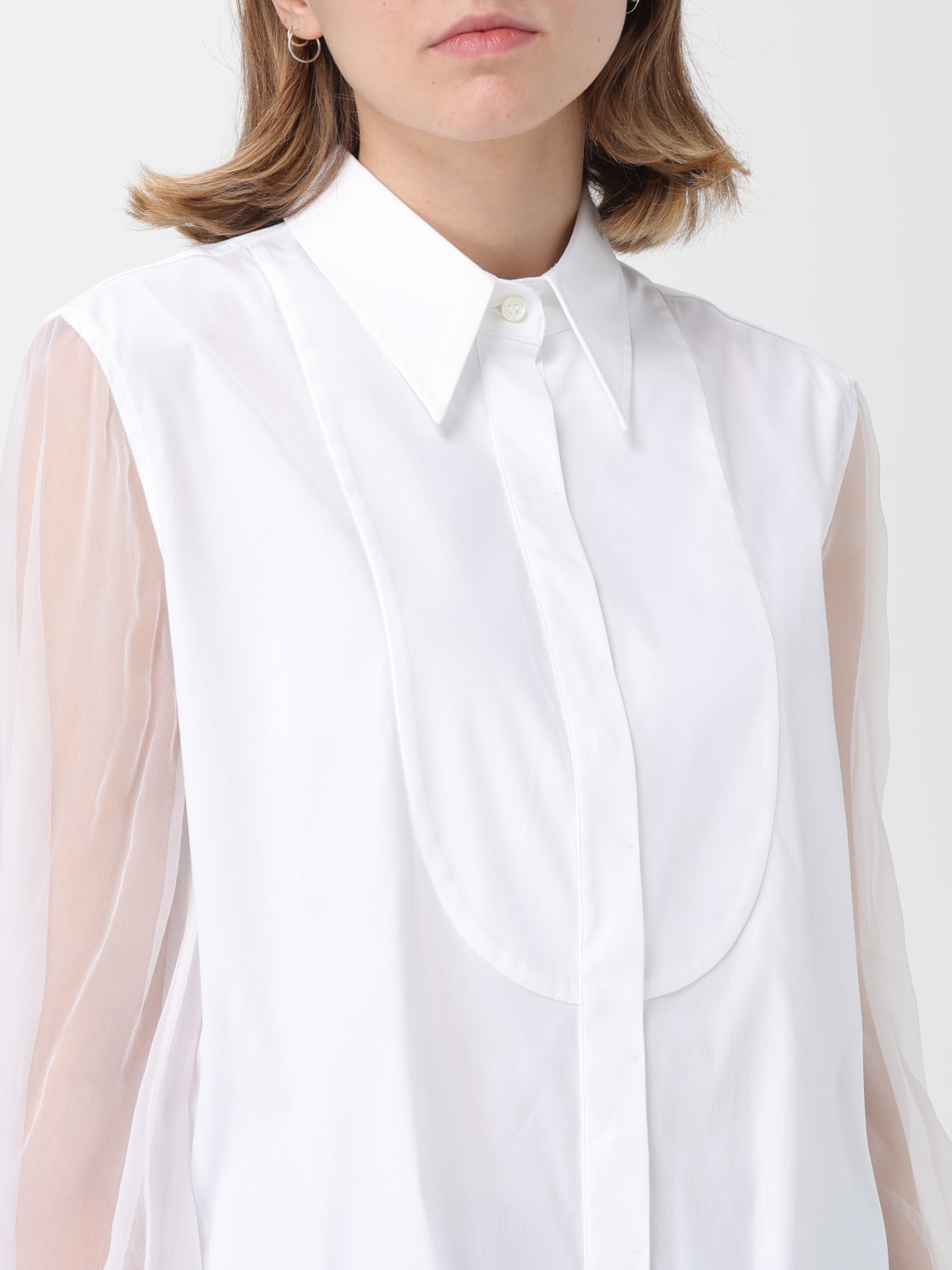 BRUNELLO CUCINELLI SHIRT: Shirt woman Brunello Cucinelli, White - Img 5