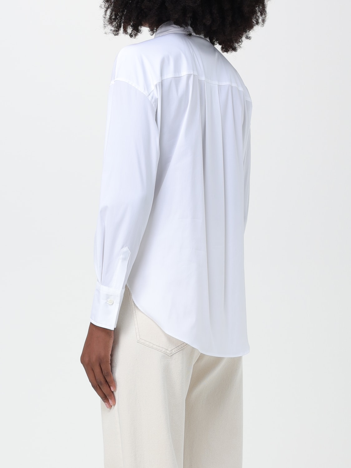 BRUNELLO CUCINELLI CAMISA: Camisa mujer Brunello Cucinelli, Blanco - Img 3