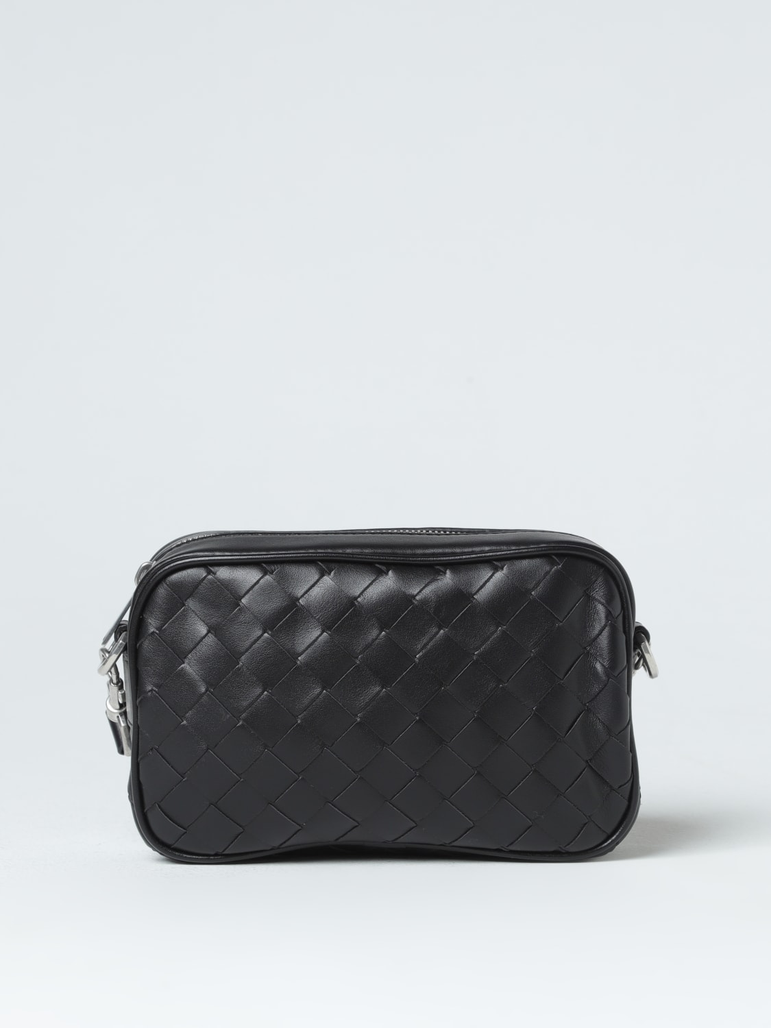 BOTTEGA VENETA SHOULDER BAG: Bottega Veneta bag in woven leather, Black - Img 1