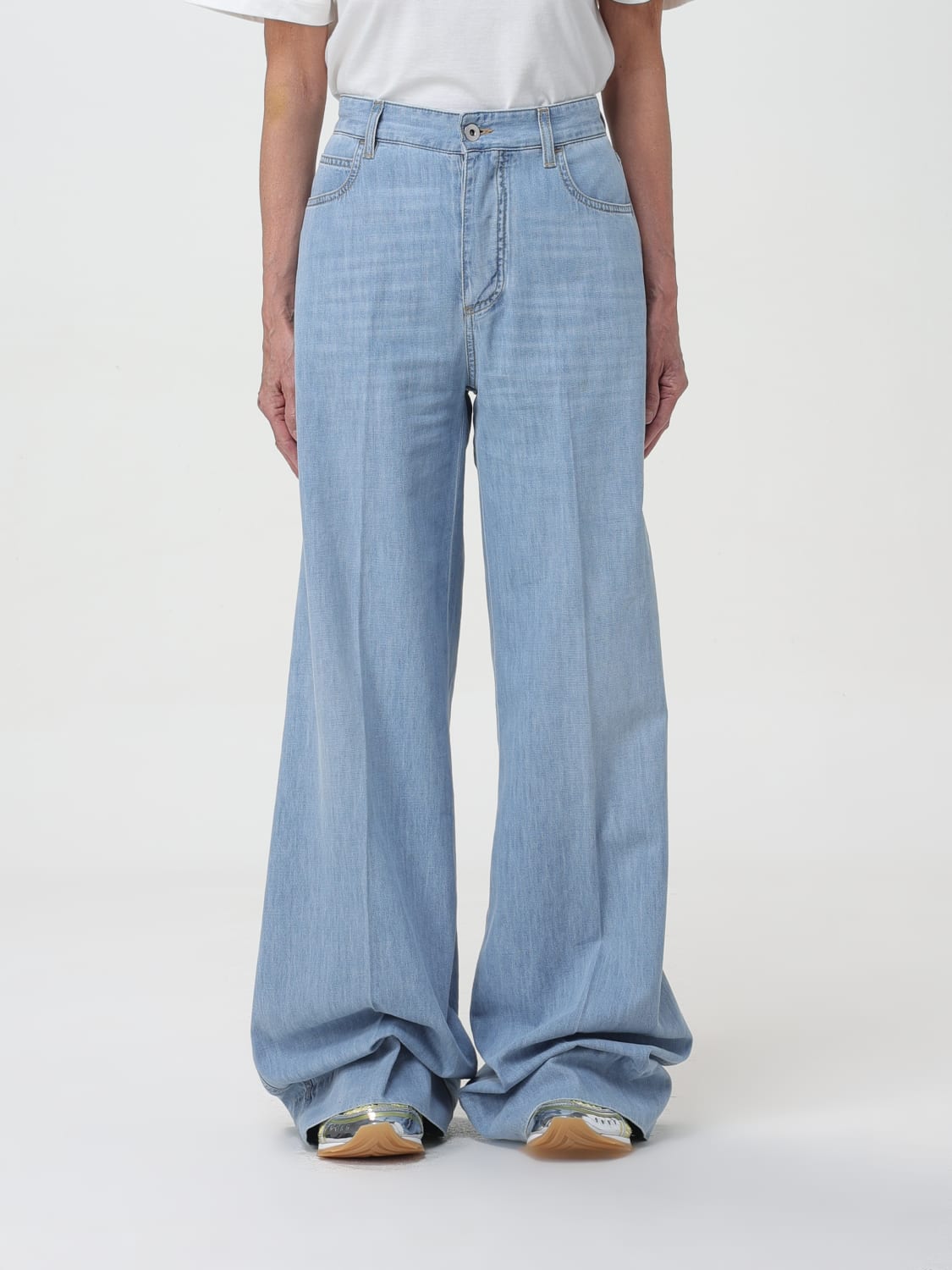 BOTTEGA VENETA JEANS: Jeans woman Bottega Veneta, Stone Washed - Img 1